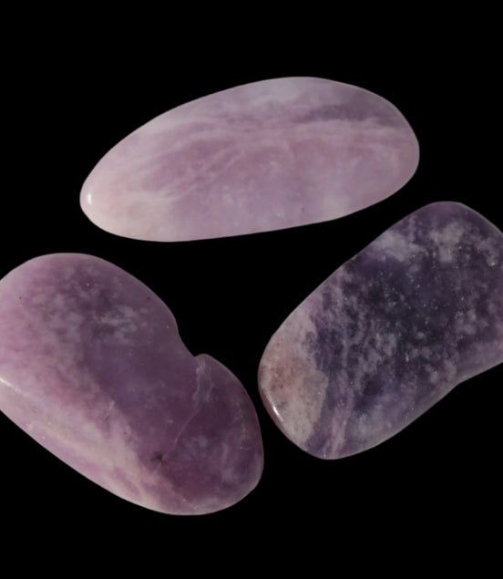 Lepidolite 2/3 tumbled stones 10-12g in sunshine - Rocks and Things Store