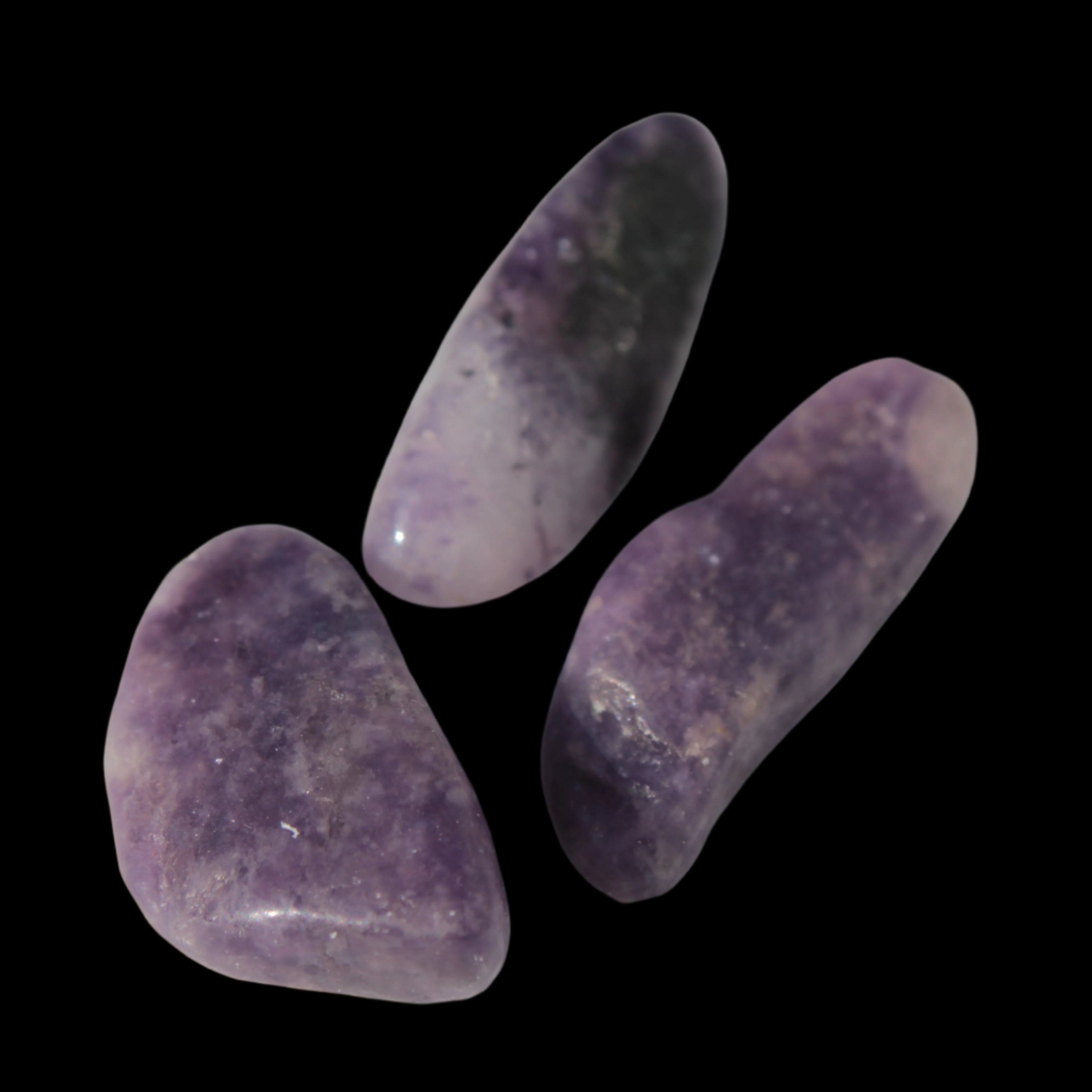 Lepidolite 2/3 tumbled stones 10-12g in sunshine - Rocks and Things Store