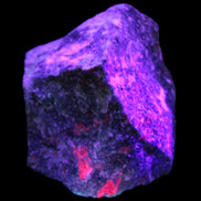 Natural Ruby Zoisite 418g in UV light