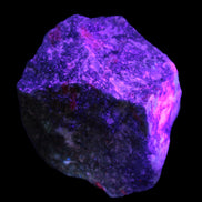 Natural Ruby Zoisite 418g in UV light
