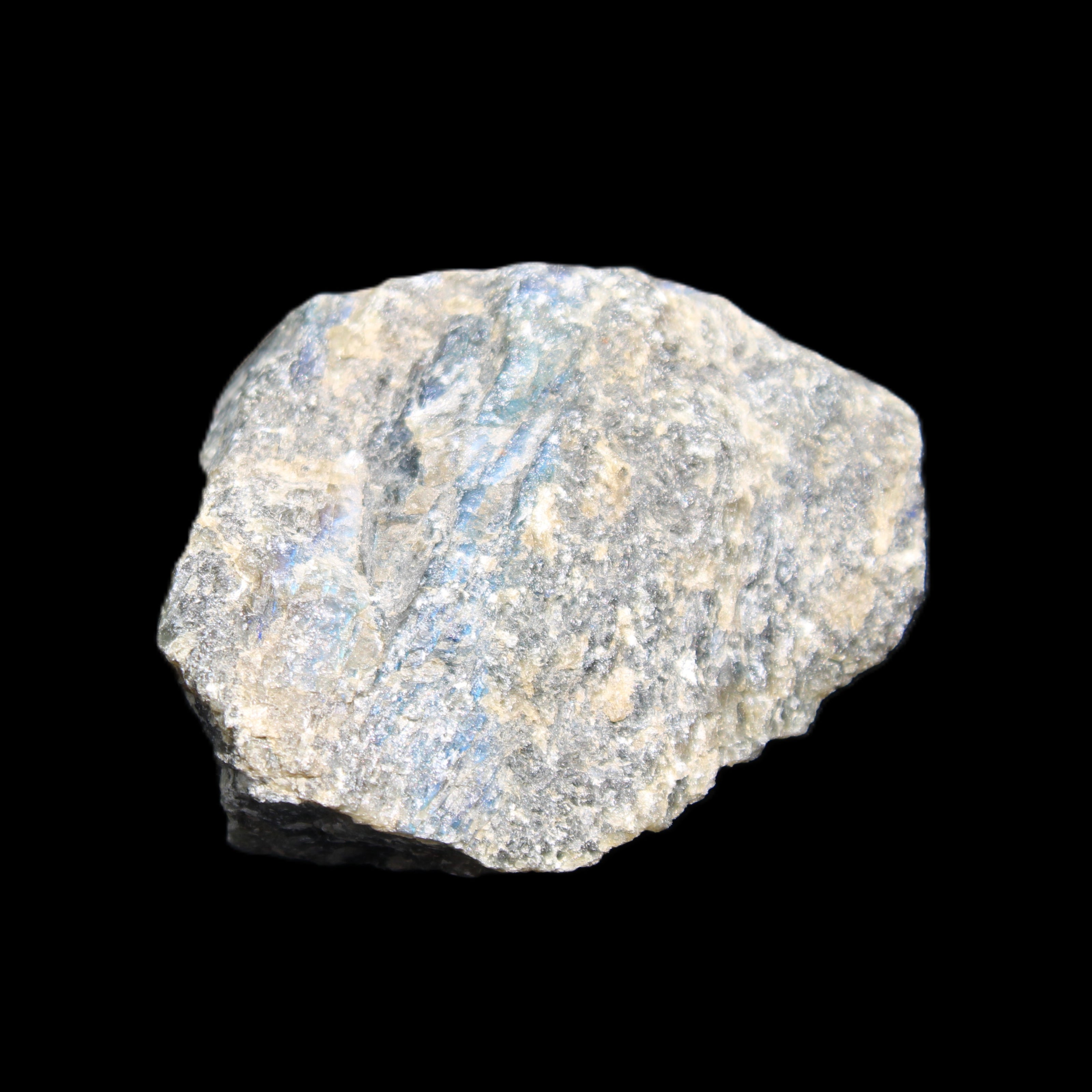 Labradorite raw crystal 61g in sunlight - Rocks and Things Store