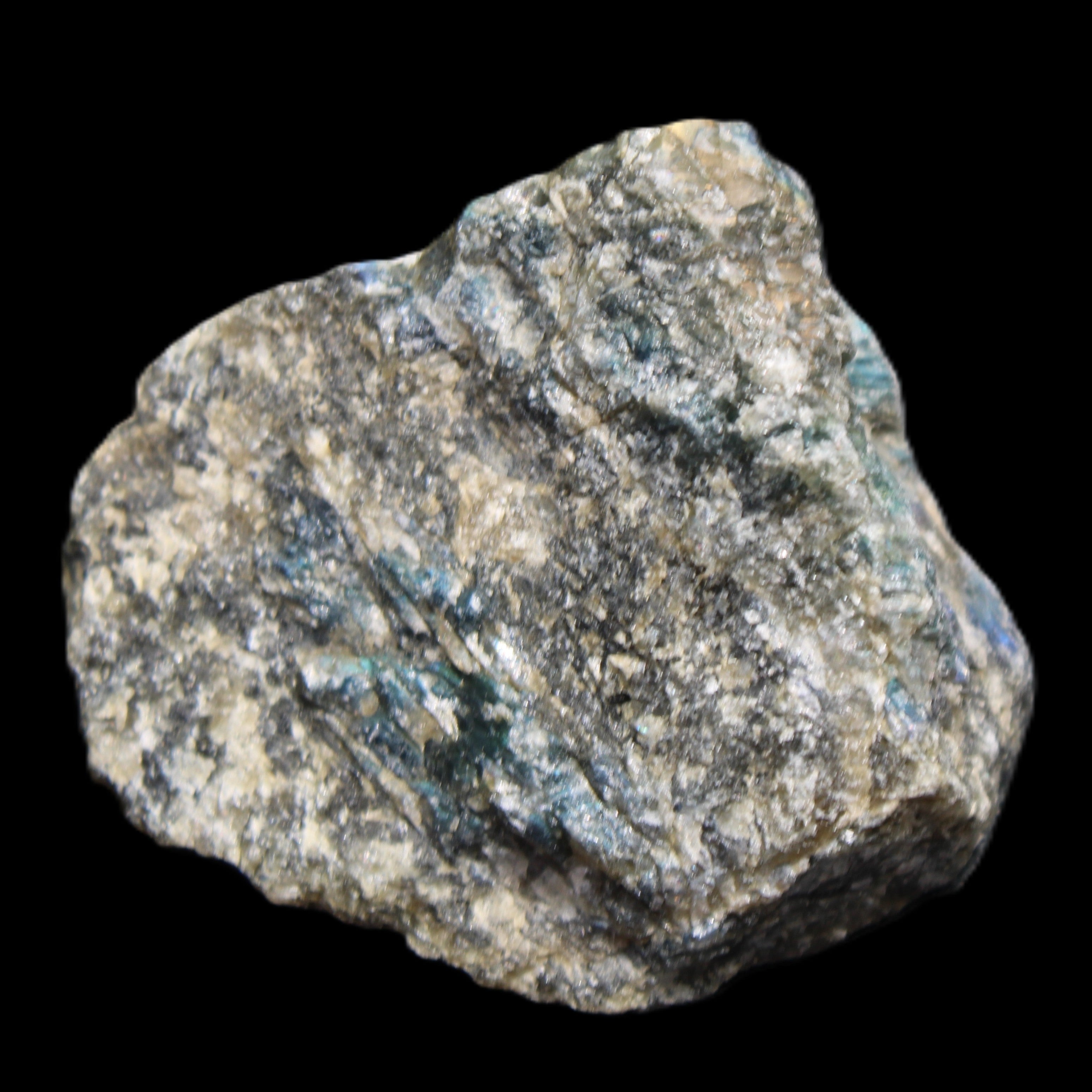 Labradorite raw crystal 61g in sunlight - Rocks and Things Store