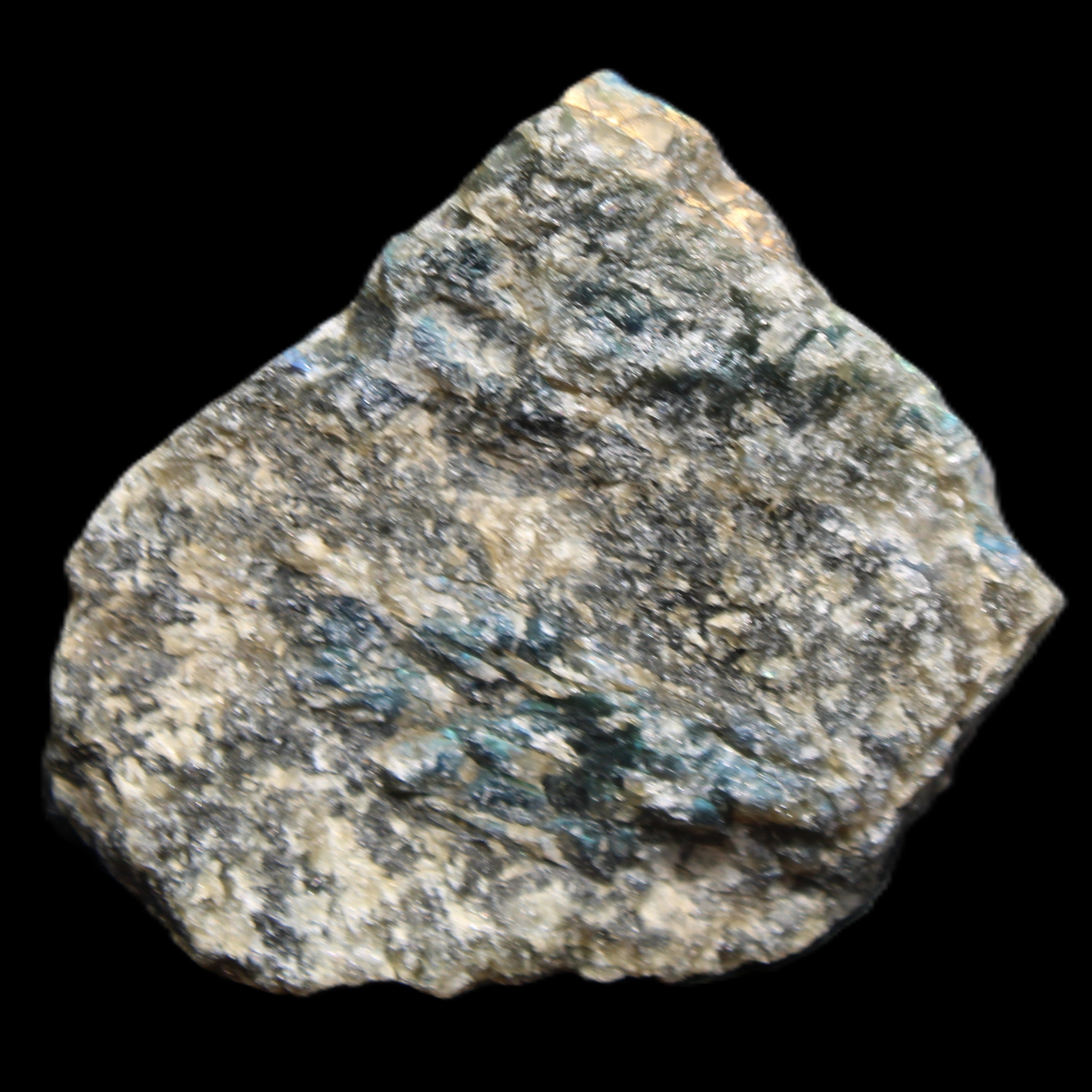 Labradorite raw crystal 61g in sunlight - Rocks and Things Store