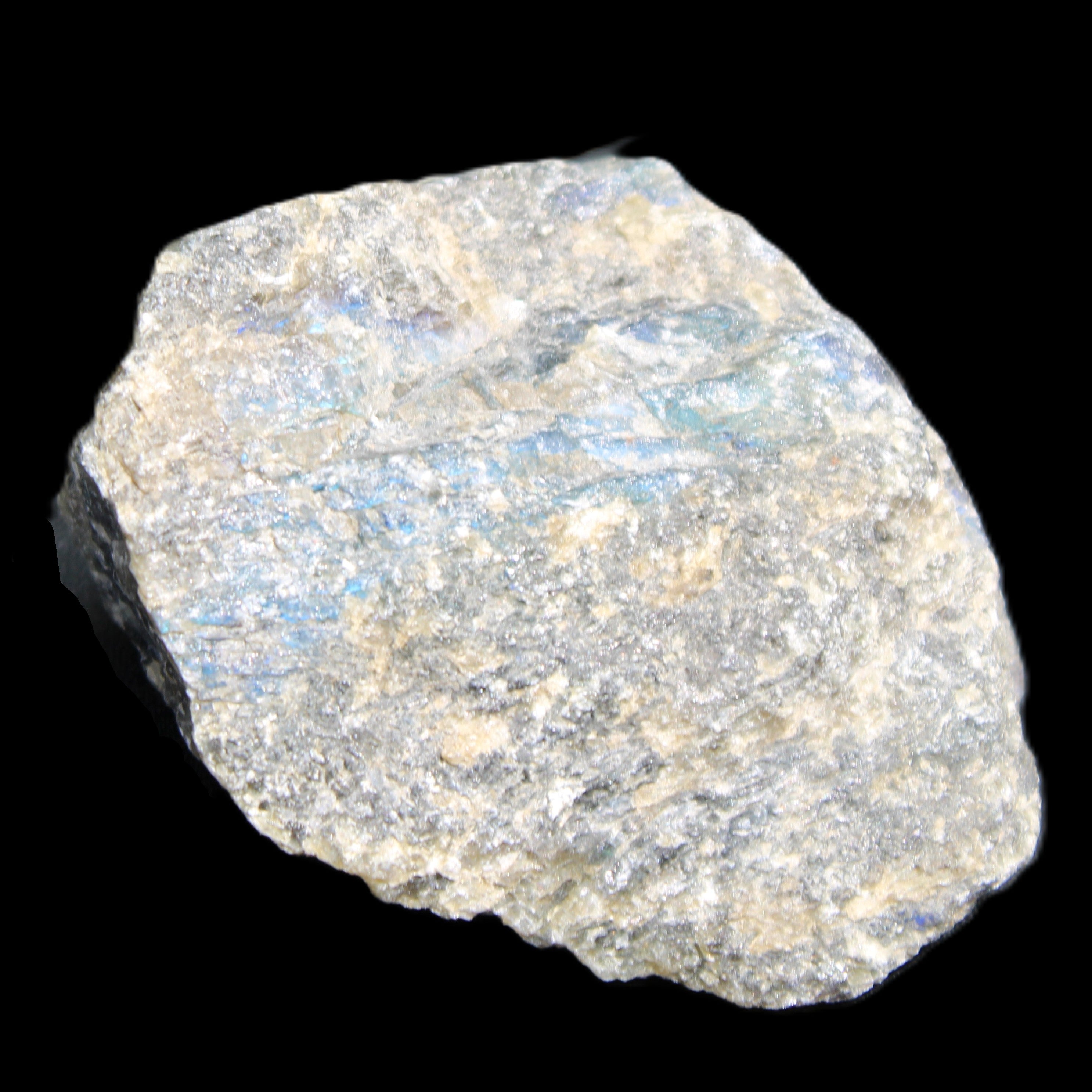 Labradorite raw crystal 61g in sunlight - Rocks and Things Store