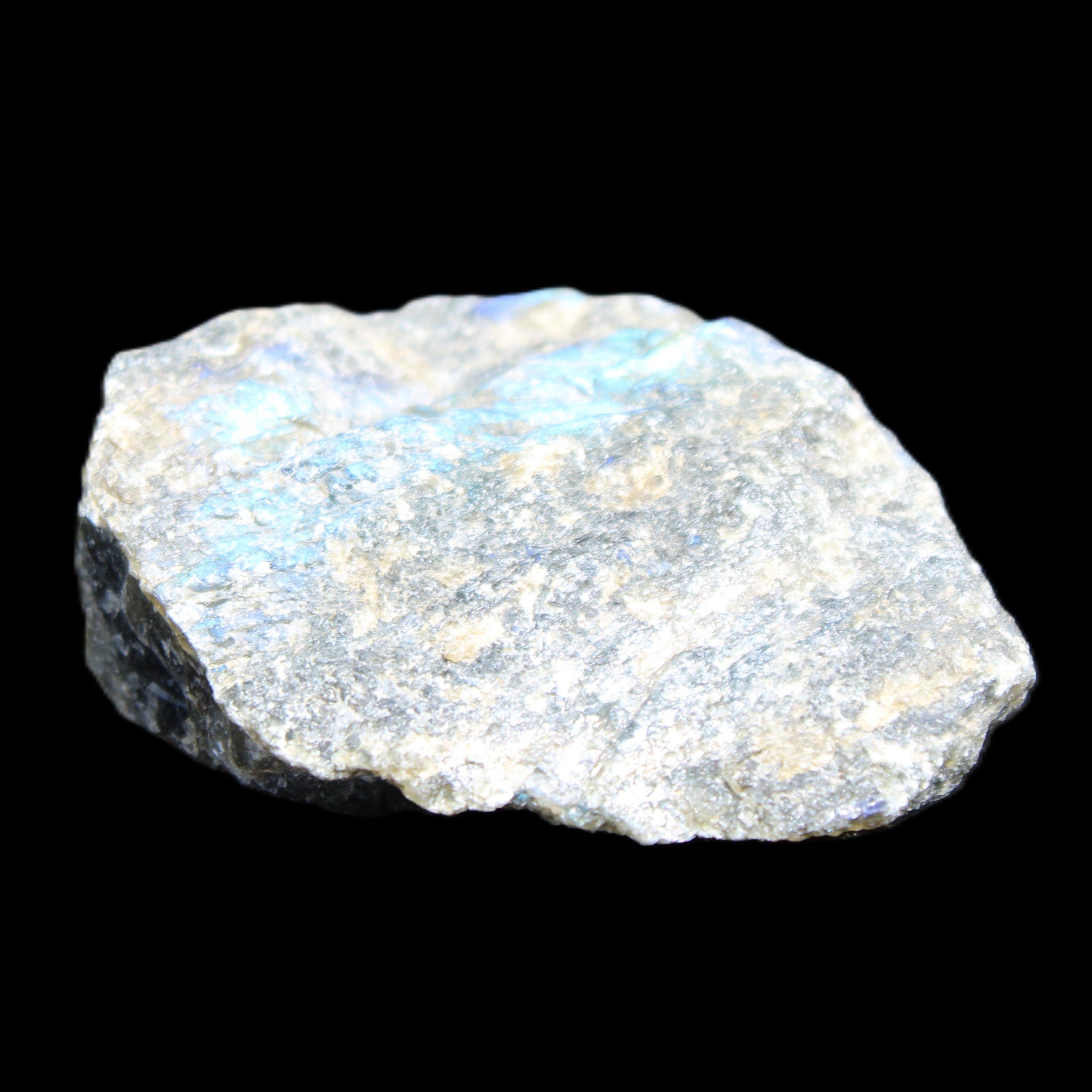 Labradorite raw crystal 61g in sunlight - Rocks and Things Store