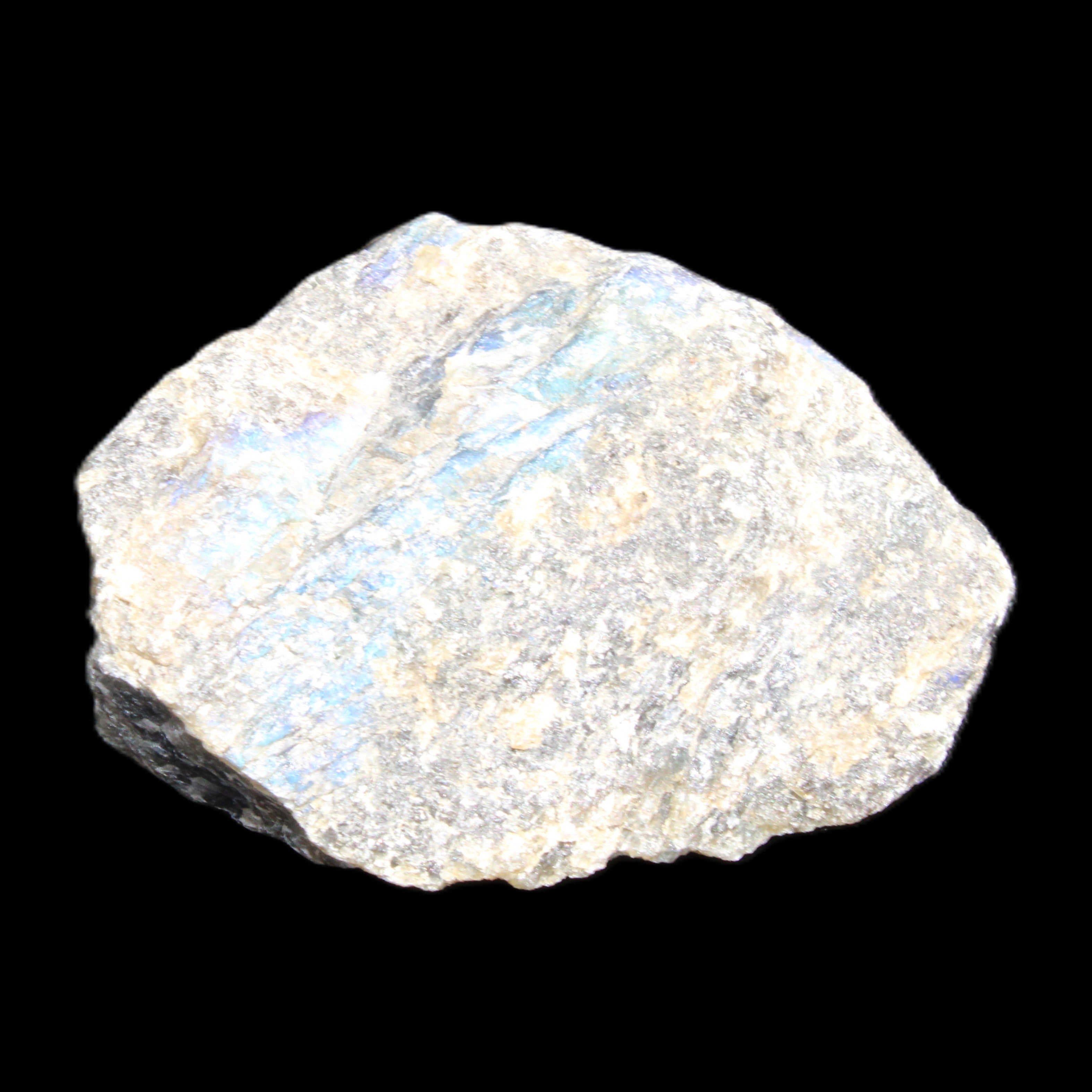 Labradorite raw crystal 61g in sunlight - Rocks and Things Store