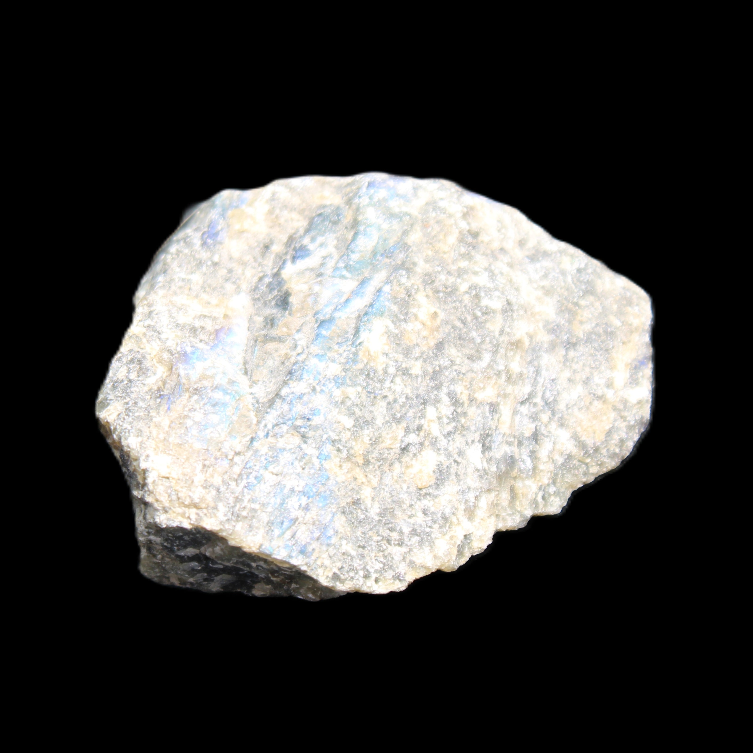 Labradorite raw crystal 61g in sunlight - Rocks and Things Store