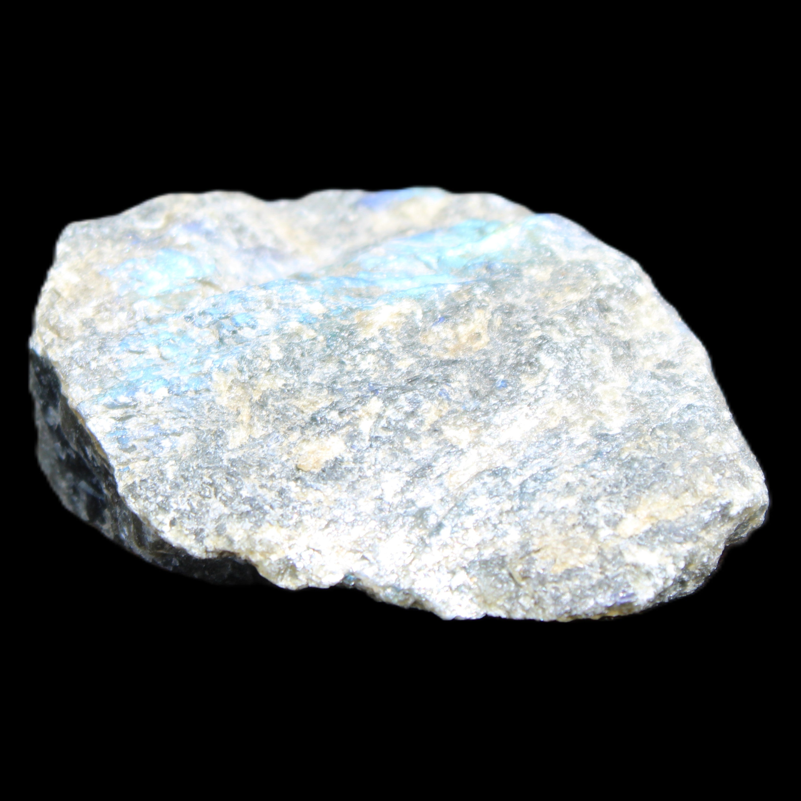 Labradorite raw crystal 61g in sunlight - Rocks and Things Store