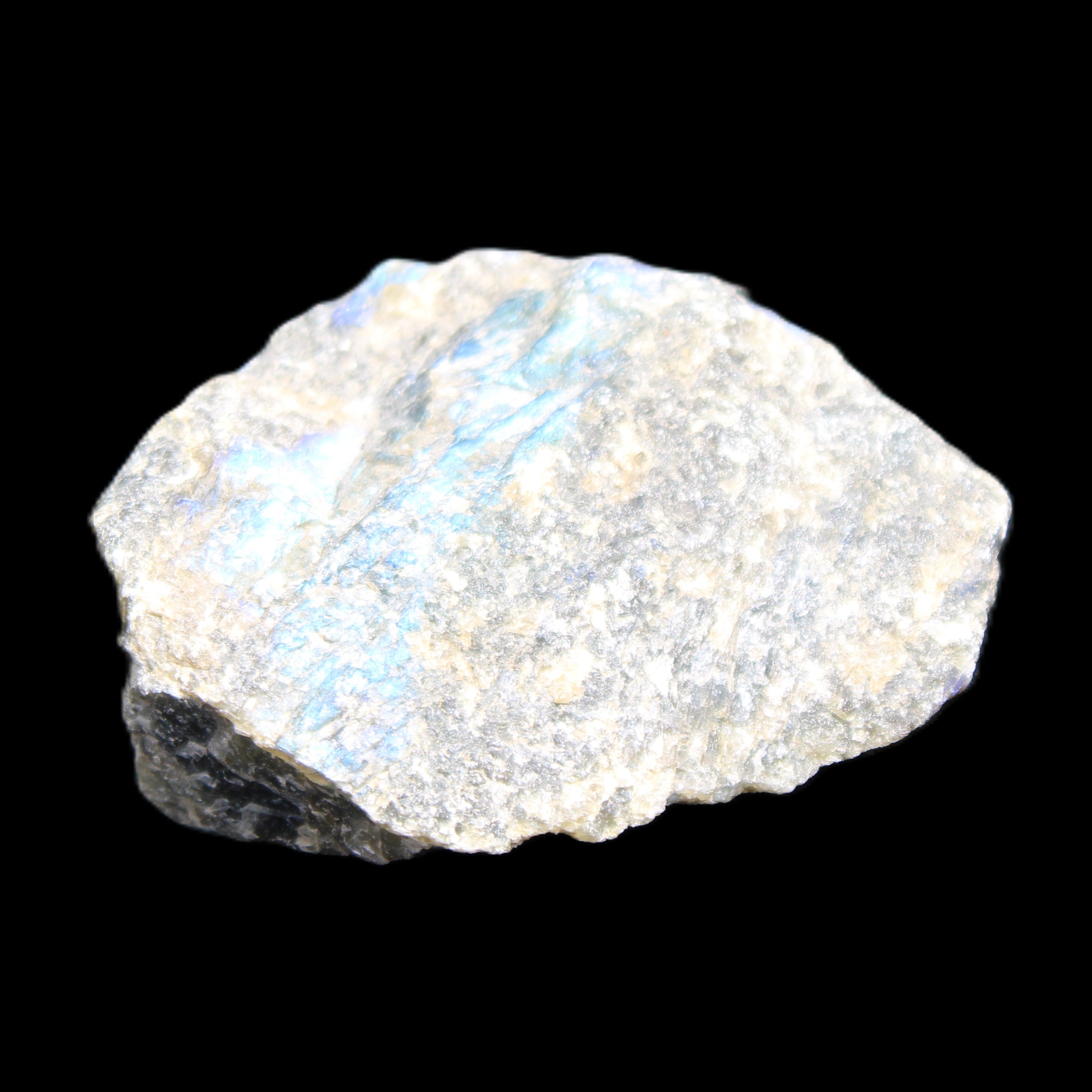 Labradorite raw crystal 61g in sunlight - Rocks and Things Store