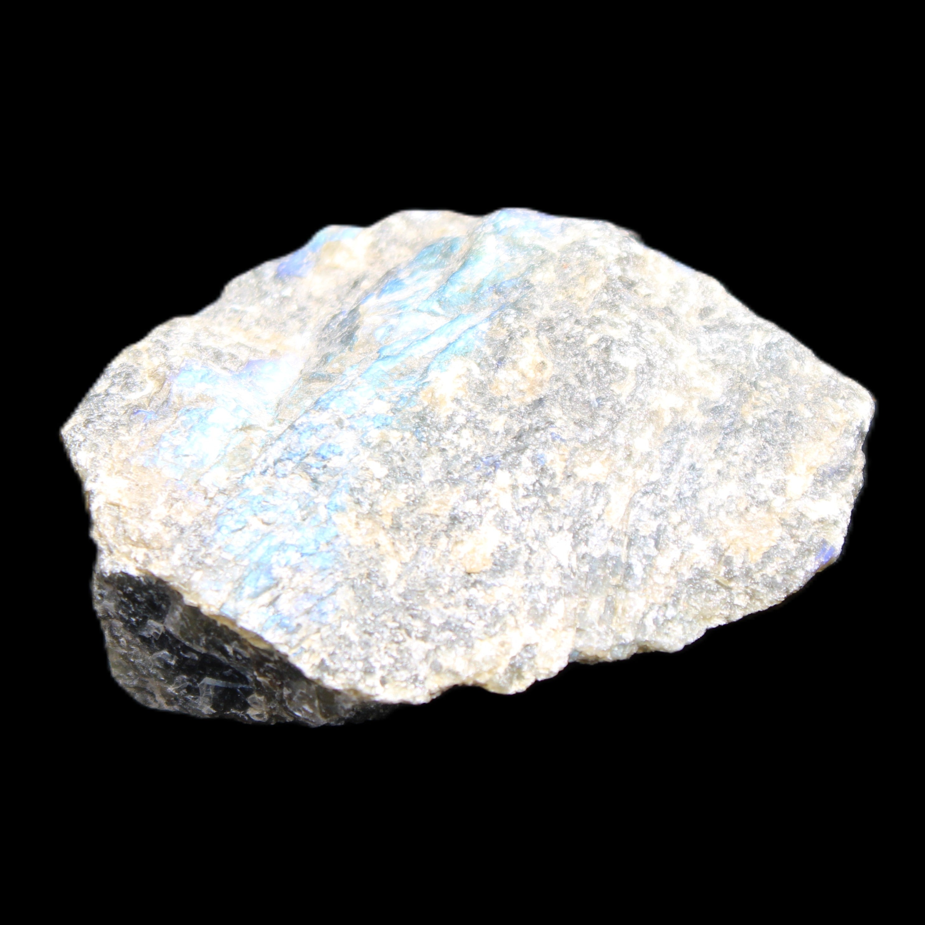 Labradorite raw crystal 61g in sunlight - Rocks and Things Store