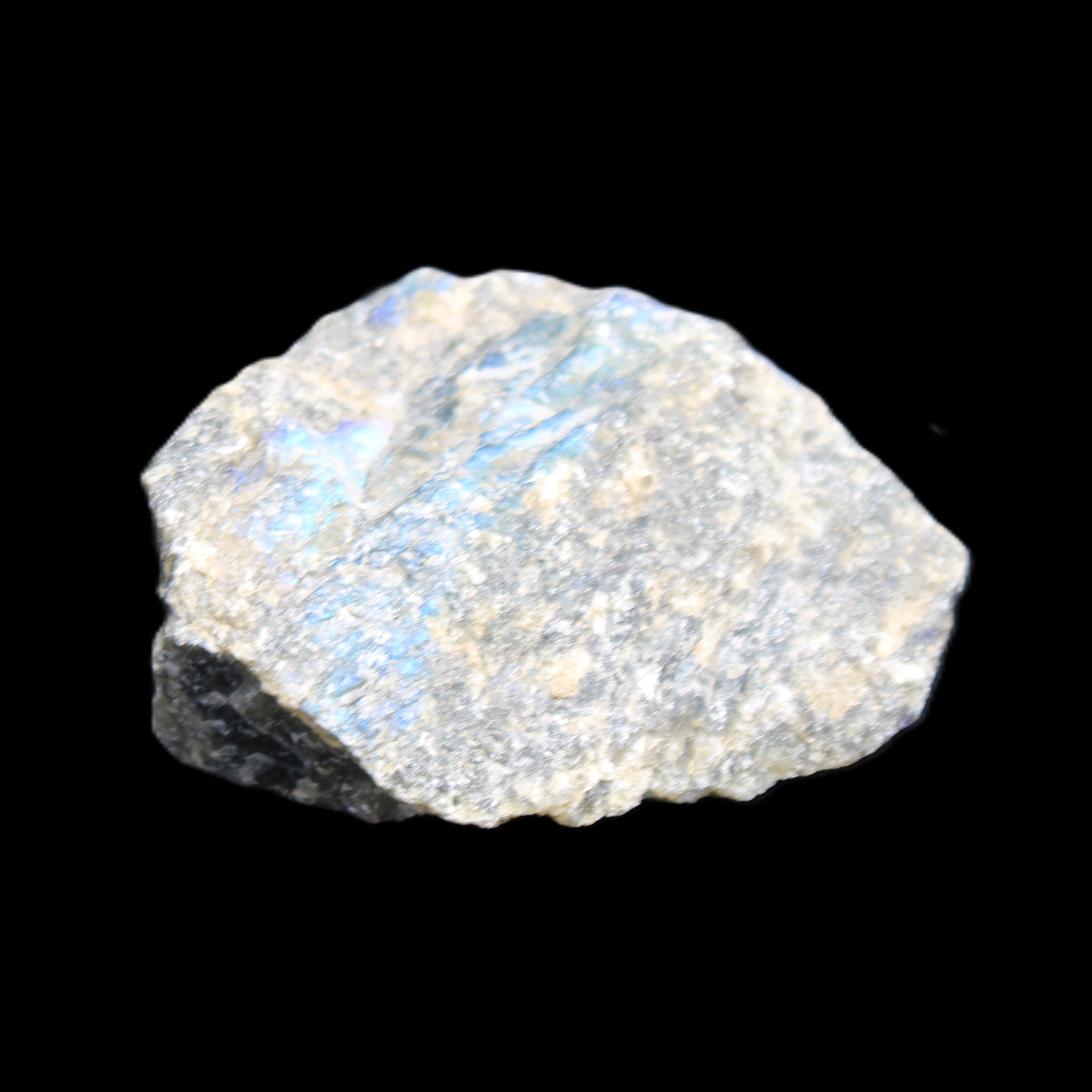 Labradorite raw crystal 61g in sunlight - Rocks and Things Store