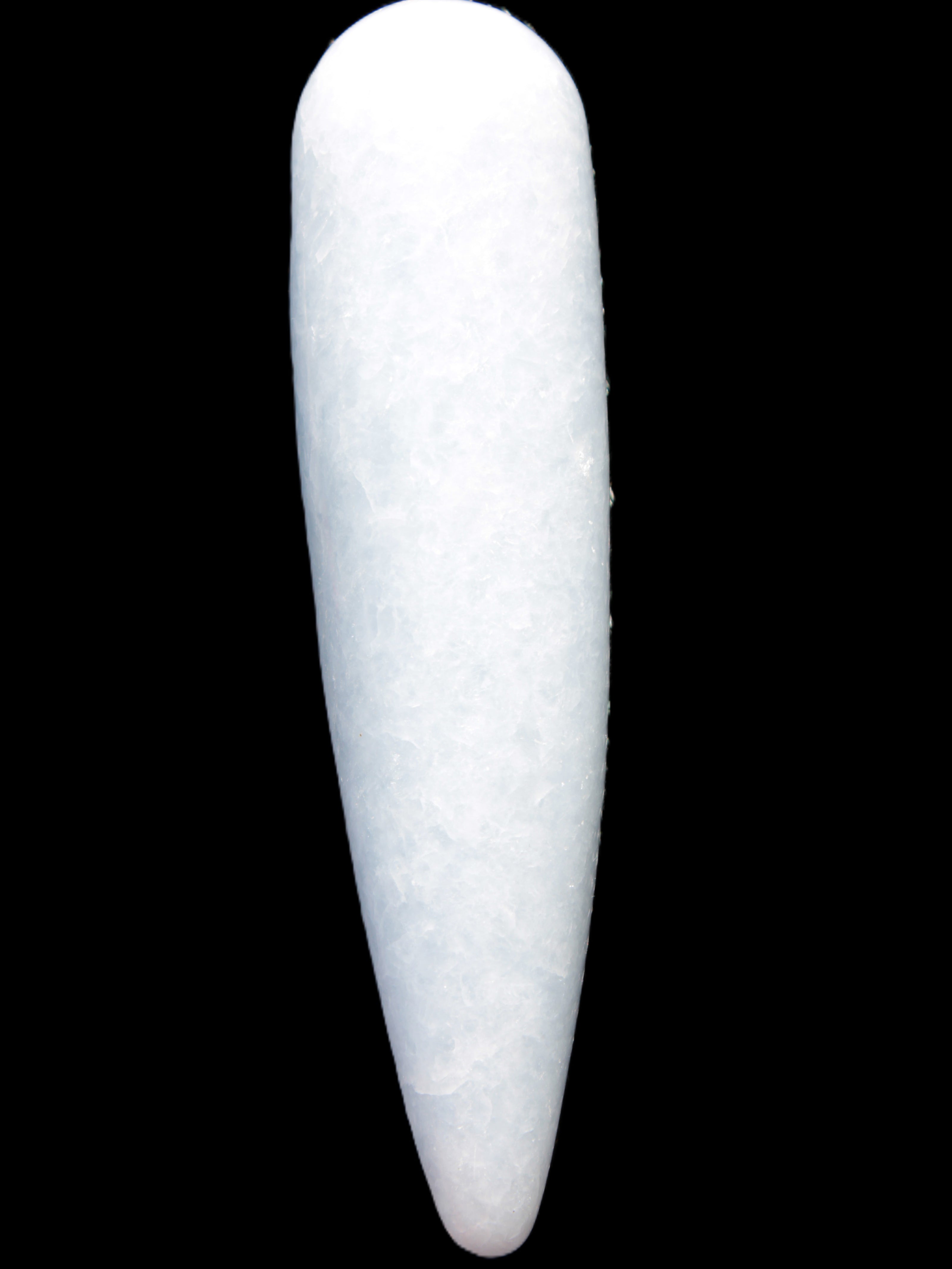 Celestite hand-carved massage wand, various sizes Rocks and Things Store