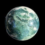 Moss Agate sphere 394g - Rocks and Things Store
