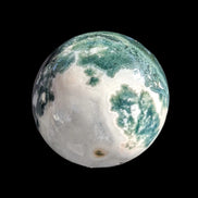 Moss Agate sphere 394g - Rocks and Things Store