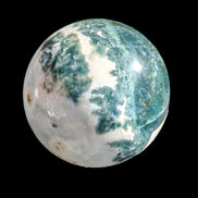 Moss Agate sphere 394g - Rocks and Things Store