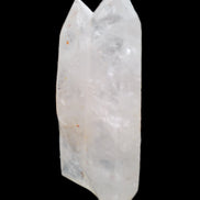 Clear Quartz double-pillar obelisk 1585g in sunlight - Rocks and Things Store