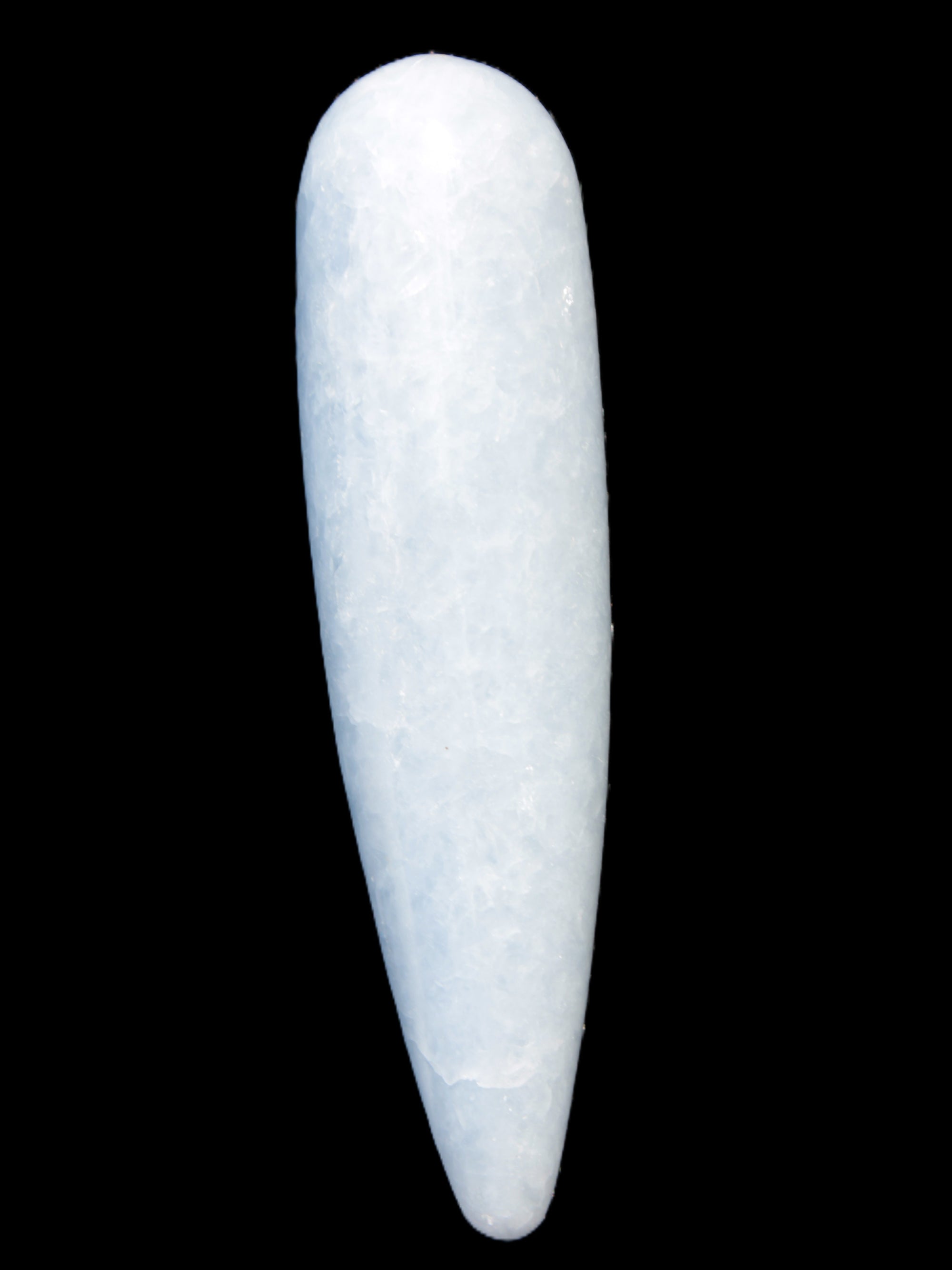 Celestite hand-carved massage wand, various sizes Rocks and Things Store