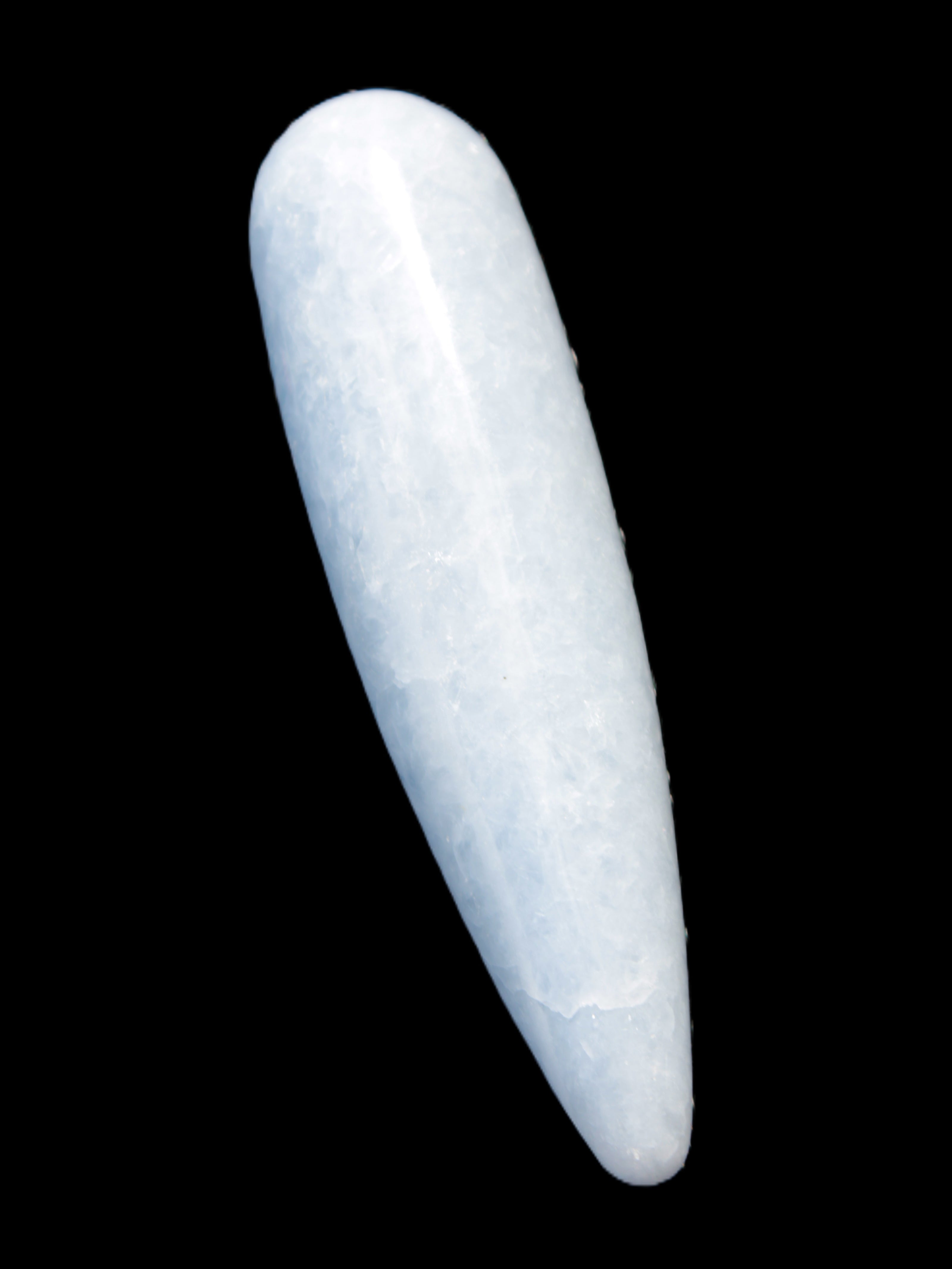 Celestite hand-carved massage wand, various sizes Rocks and Things Store