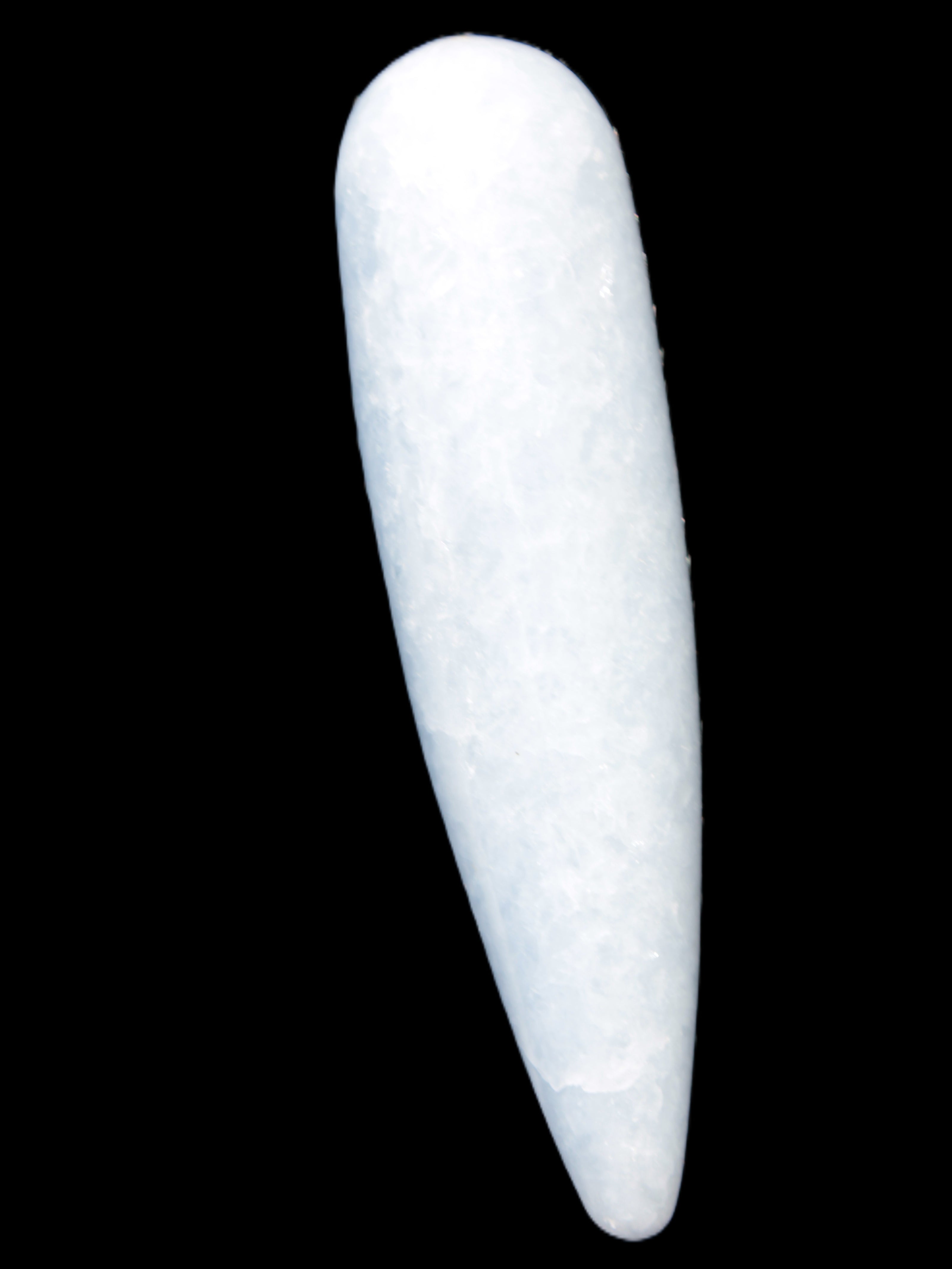 Celestite hand-carved massage wand, various sizes Rocks and Things Store