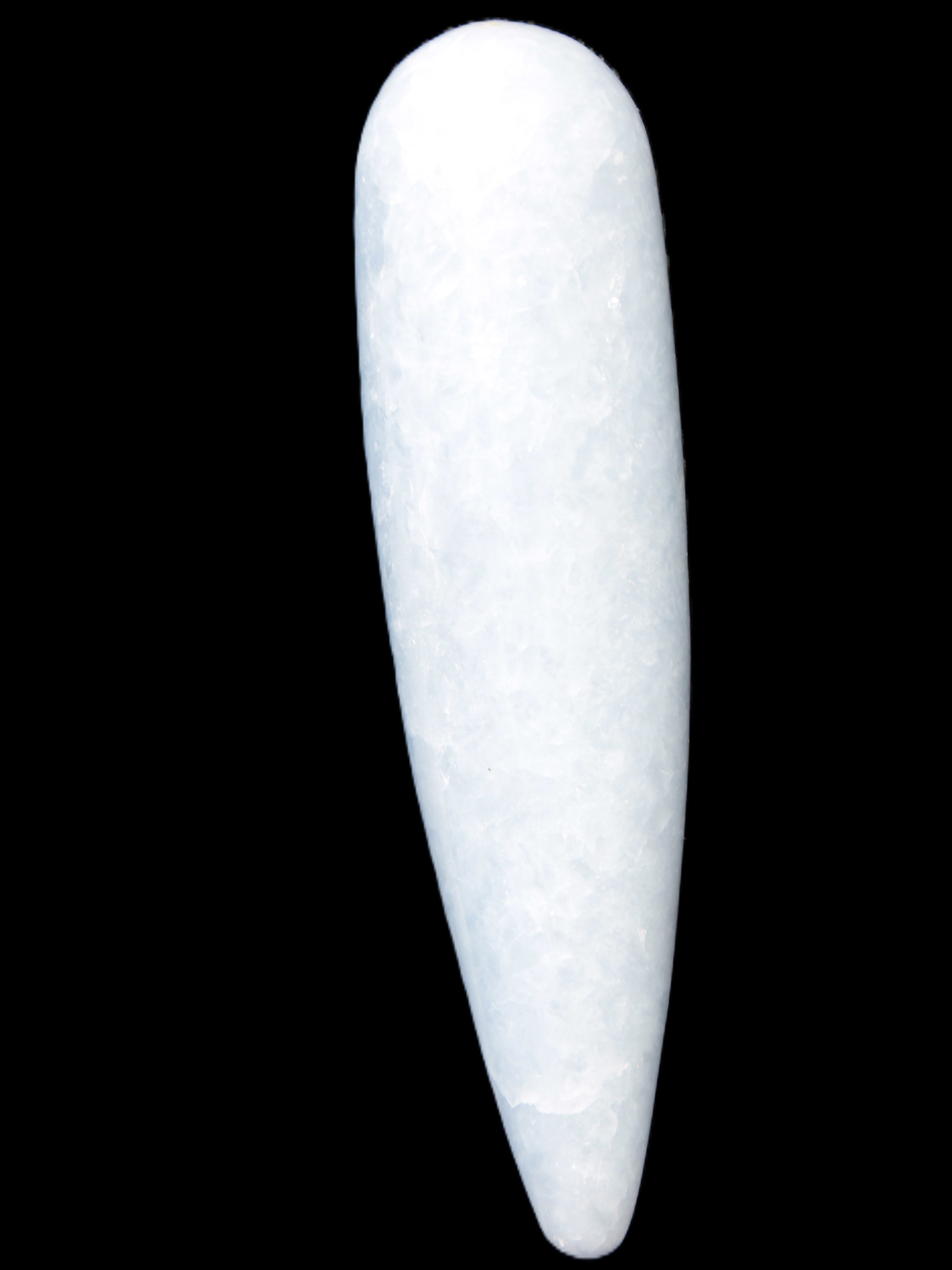 Celestite hand-carved massage wand, various sizes Rocks and Things Store