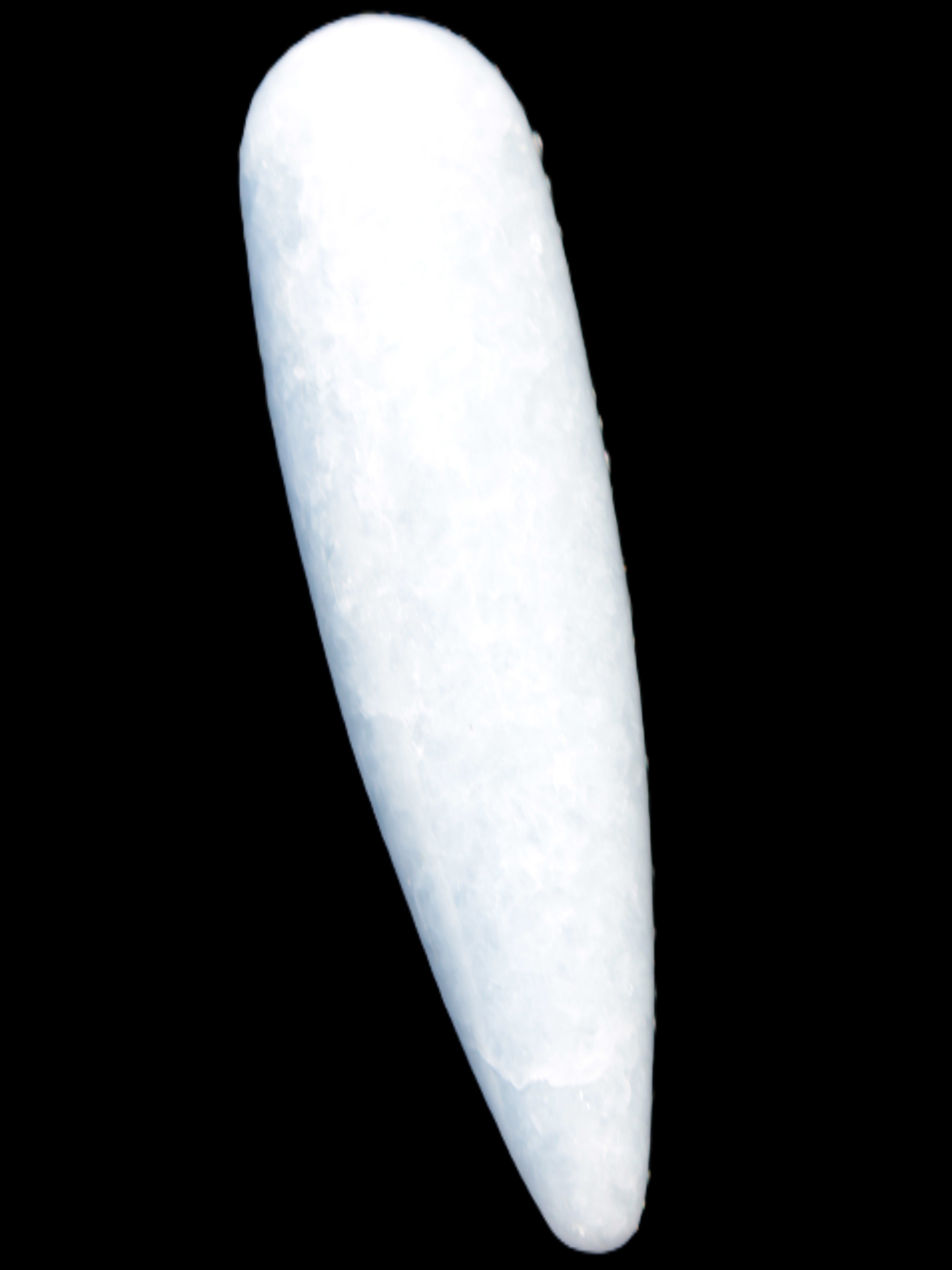 Celestite hand-carved massage wand, various sizes Rocks and Things Store