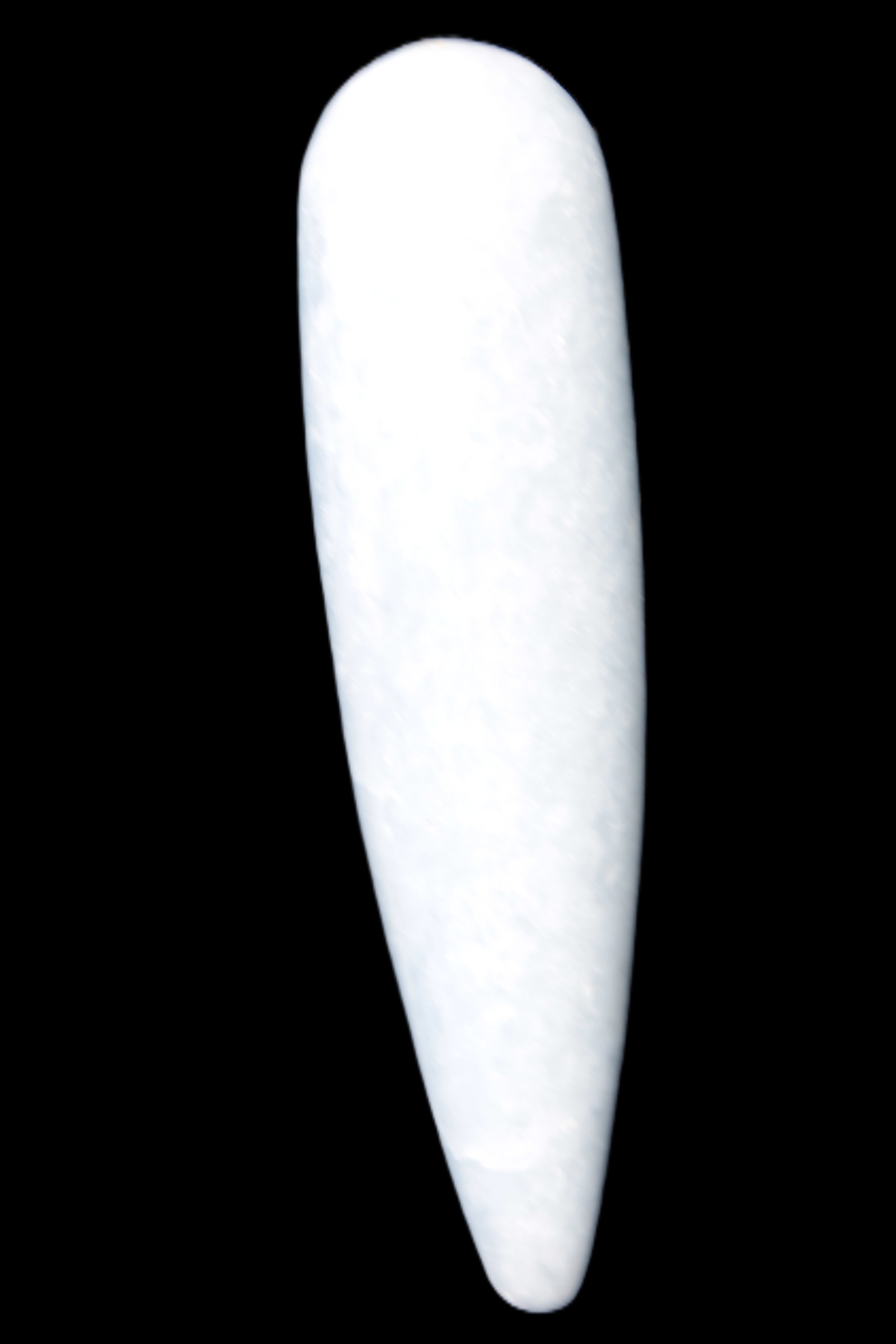 Celestite hand-carved massage wand, various sizes Rocks and Things Store