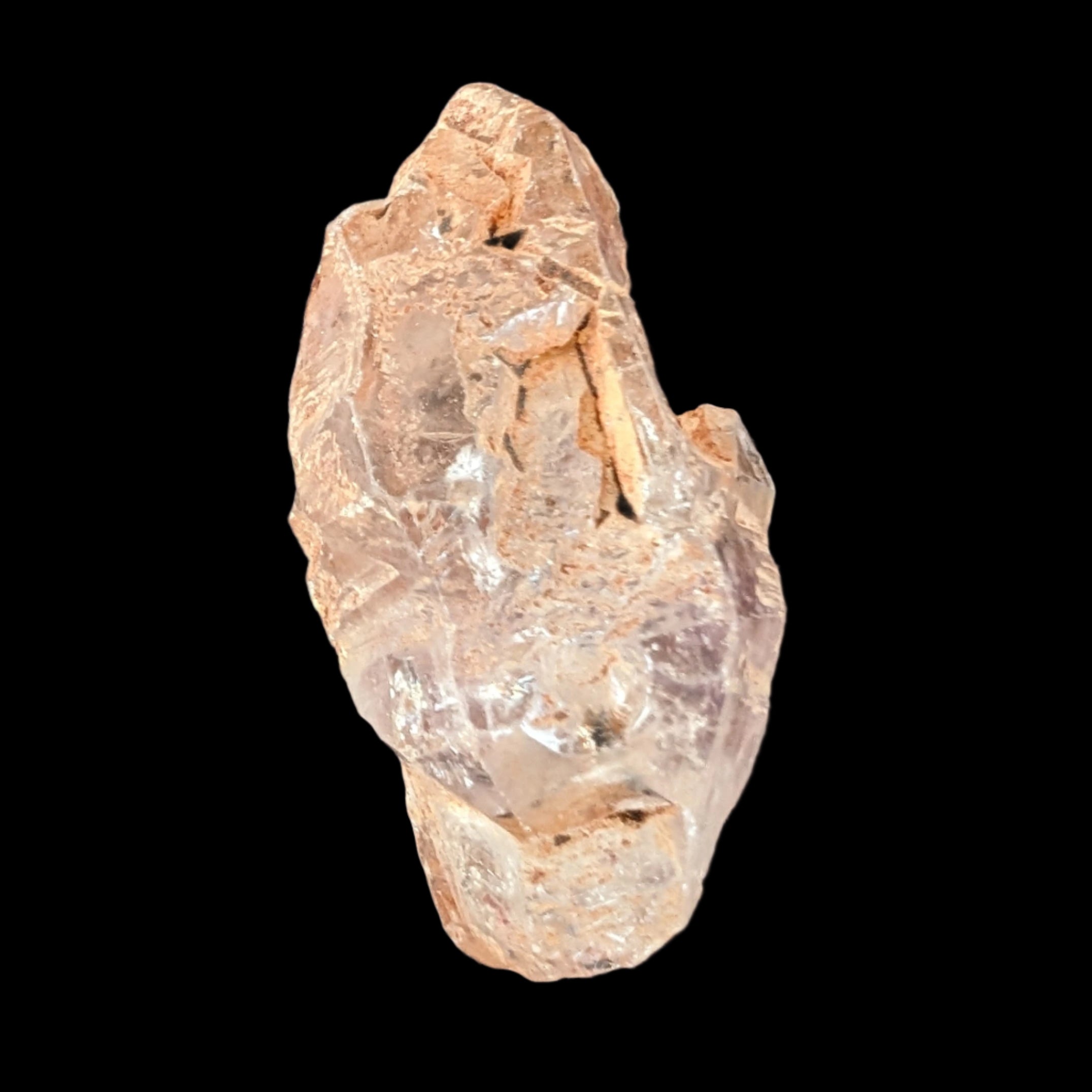 Fenster Diamond Quartz with petroleum fluorescence 54mm 30g in sunlight - Rocks and Things Store
