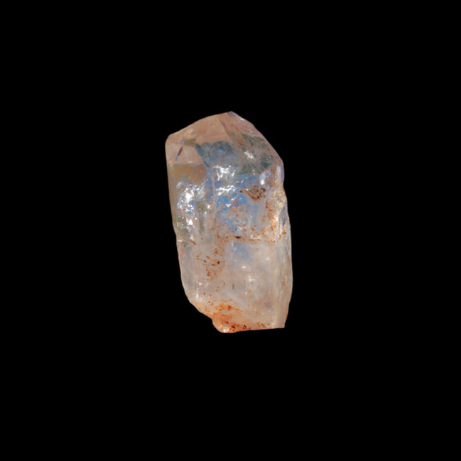 Fenster Diamond Quartz with petroleum fluorescence 30-35mm 10-12g in sunshine - Rocks and Things Store