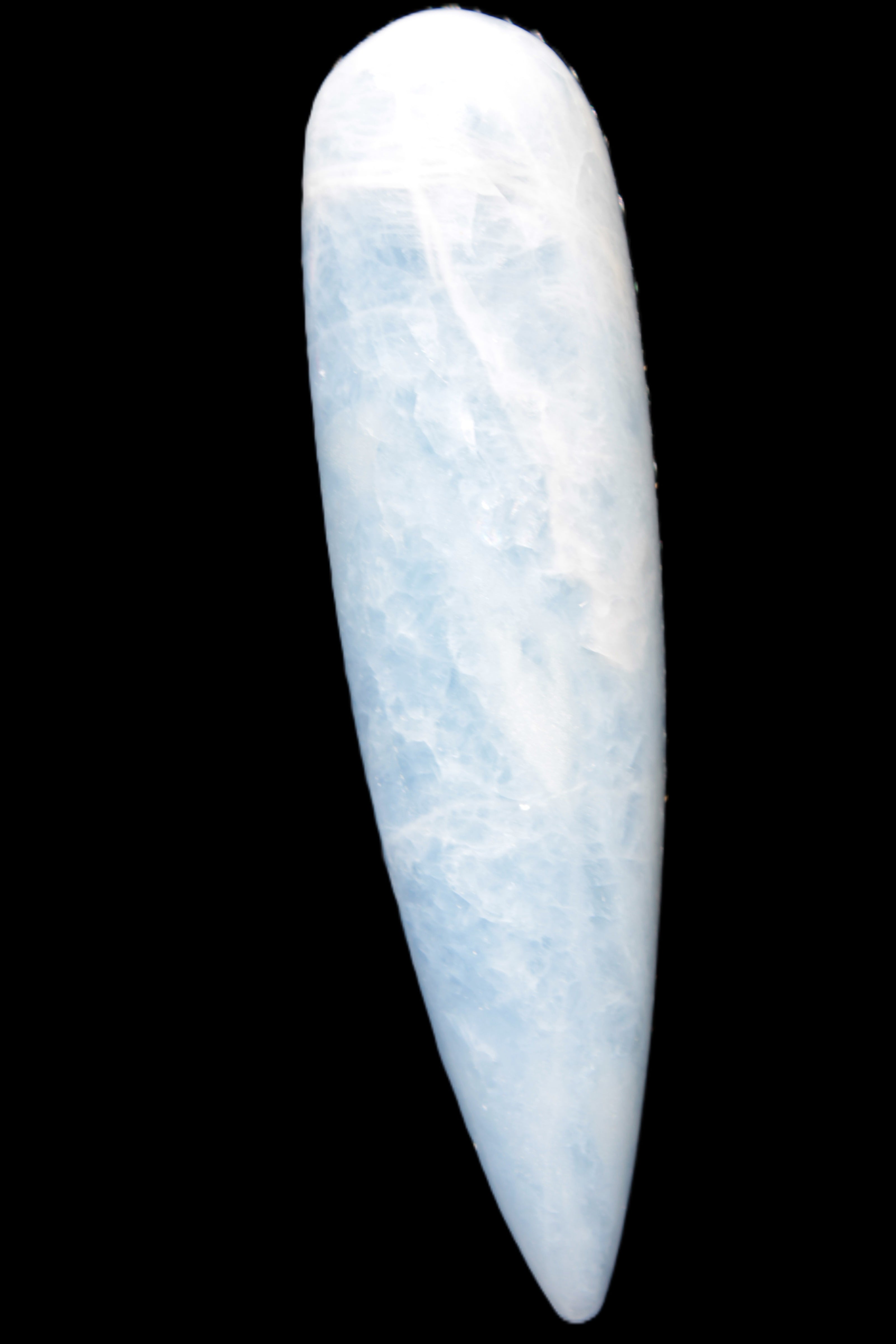 Celestite hand-carved massage wand, various sizes Rocks and Things Store