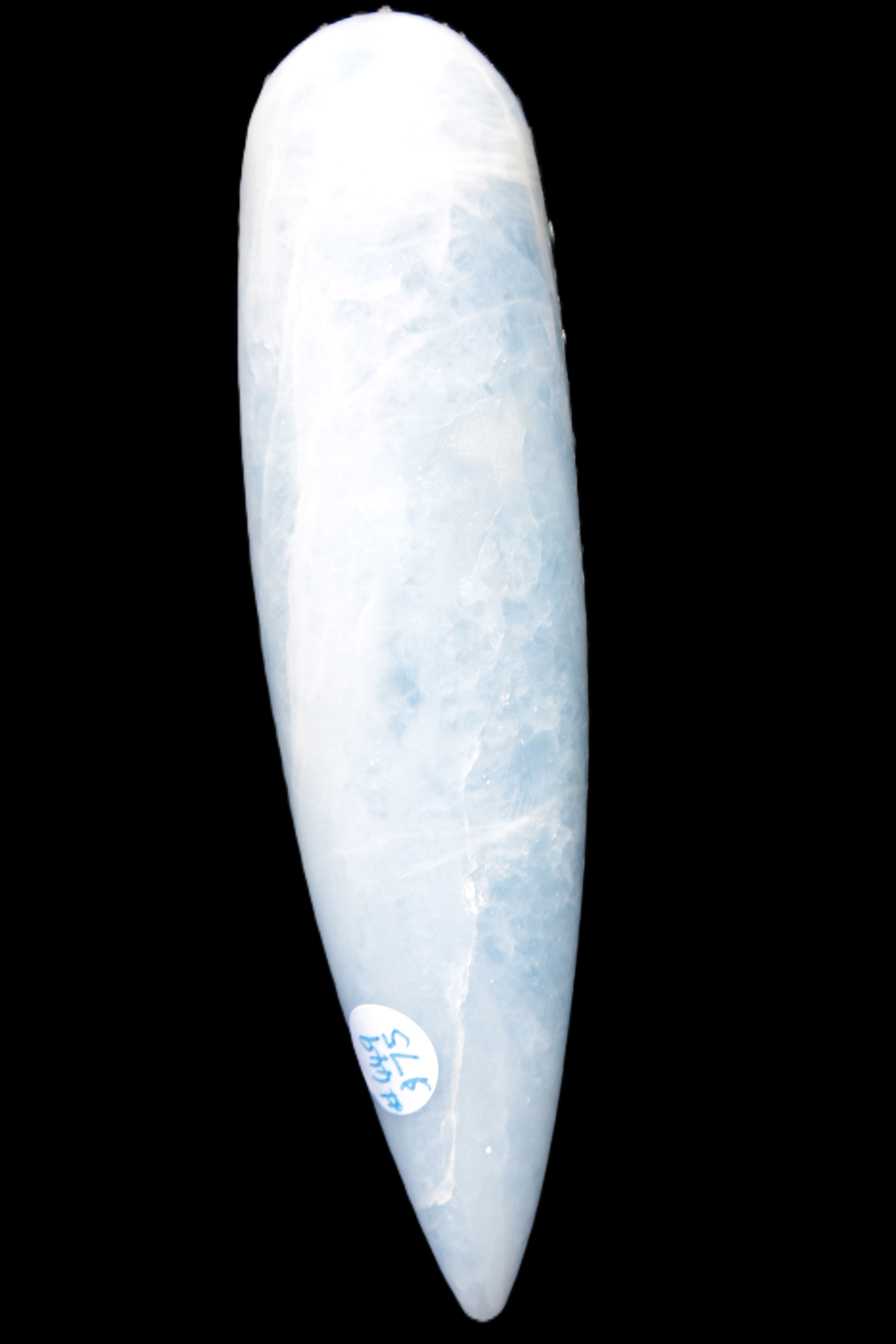 Celestite hand-carved massage wand, various sizes Rocks and Things Store