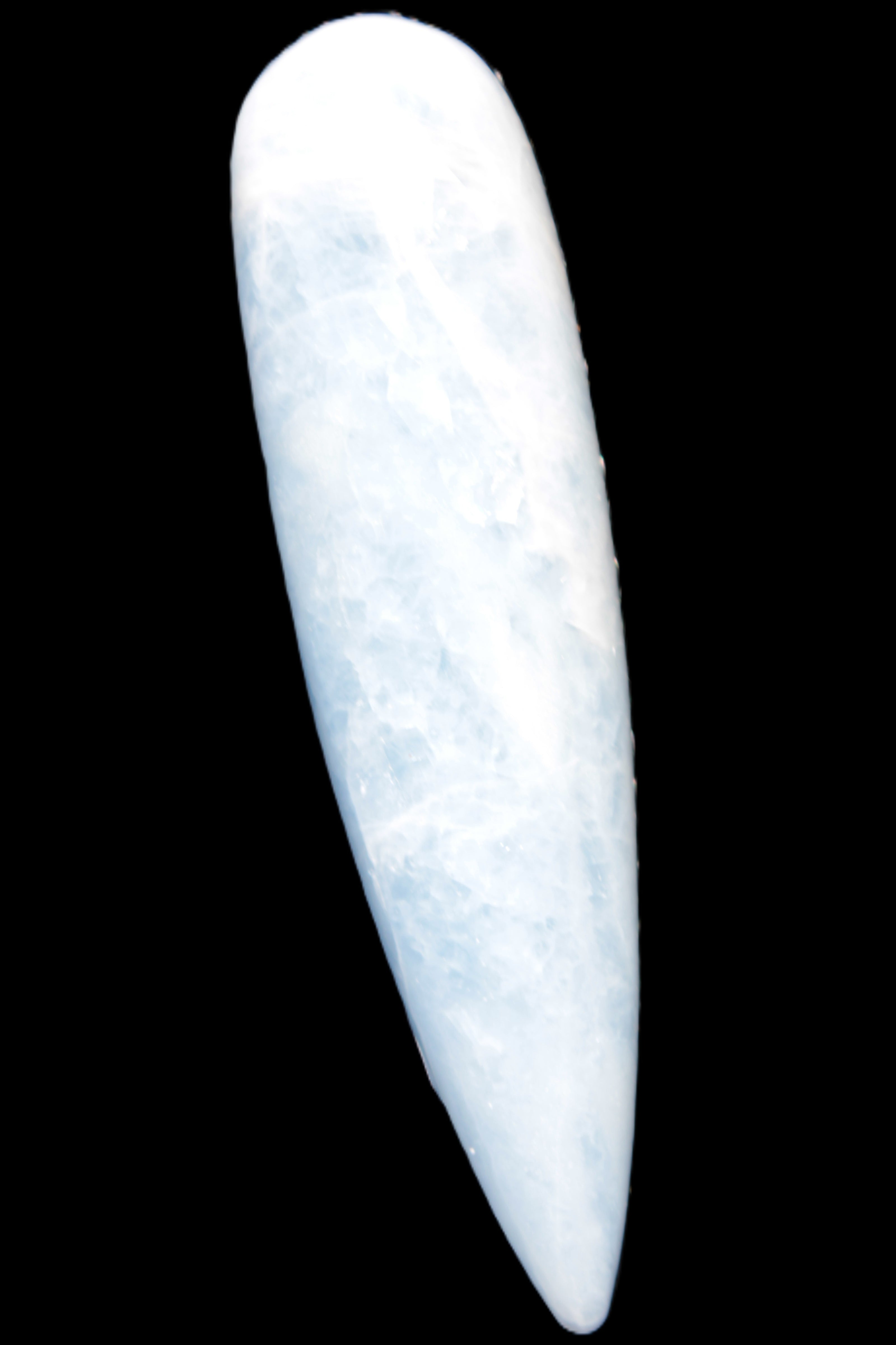 Celestite hand-carved massage wand, various sizes Rocks and Things Store