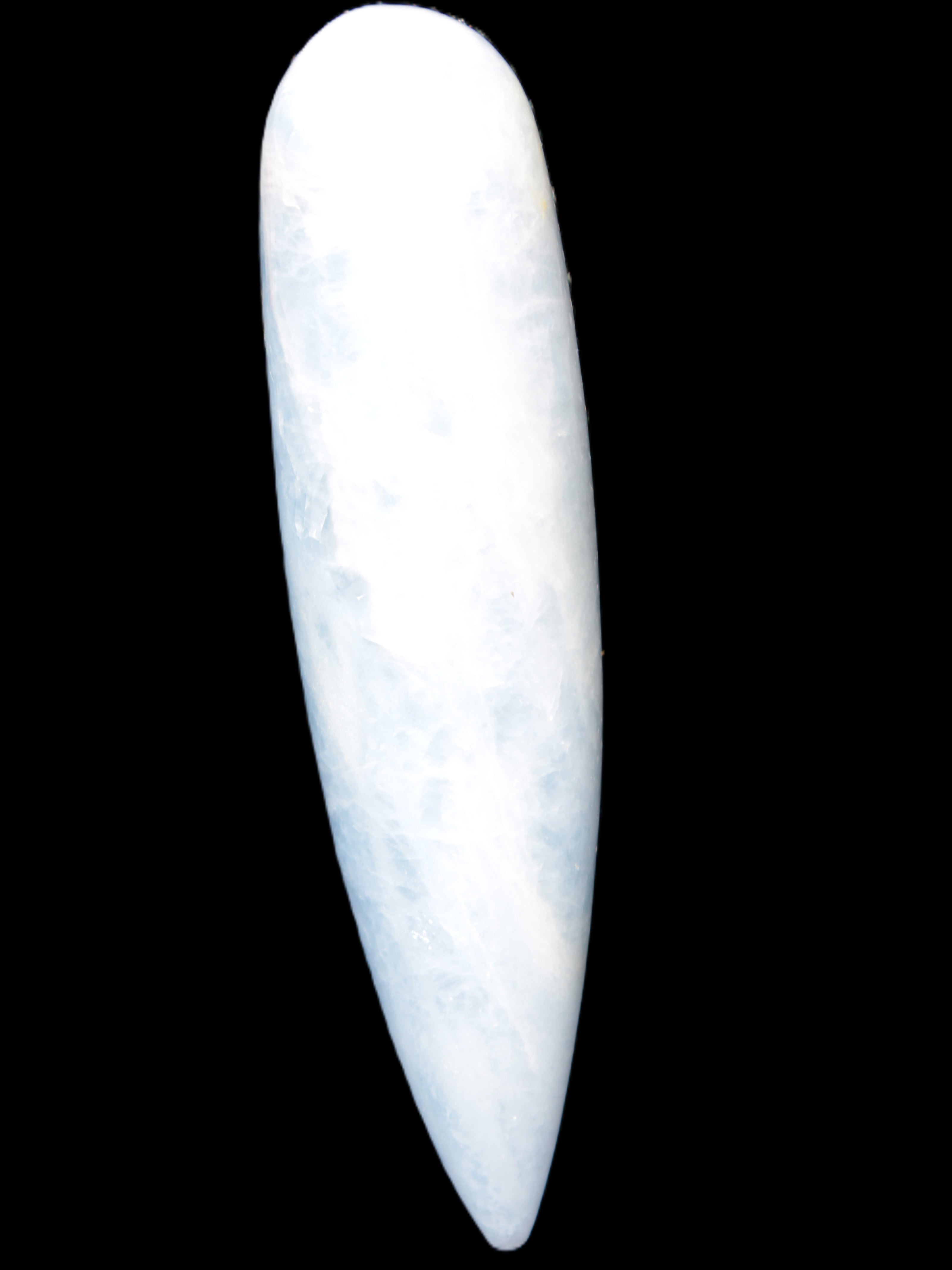 Celestite hand-carved massage wand, various sizes Rocks and Things Store