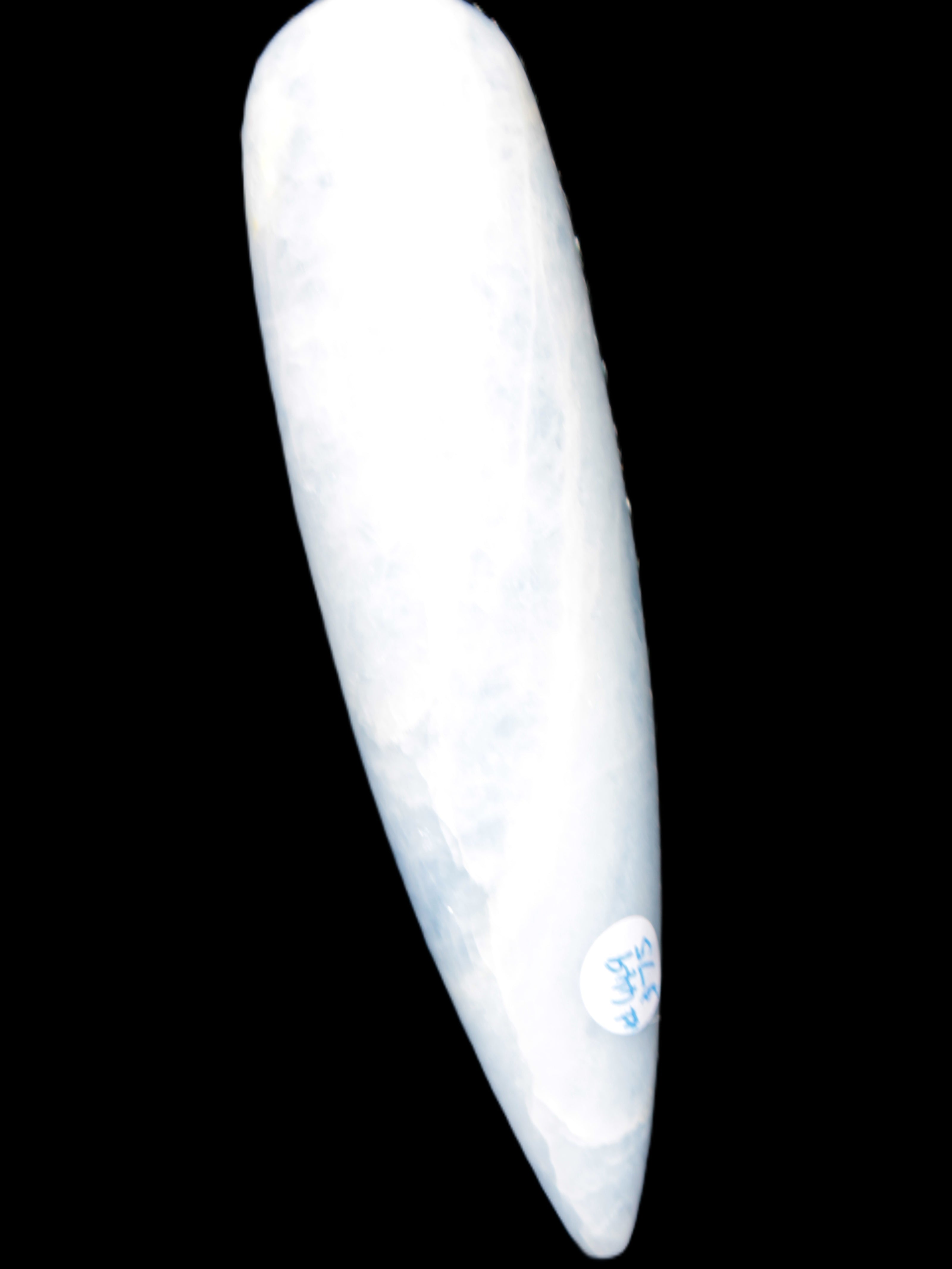 Celestite hand-carved massage wand, various sizes Rocks and Things Store