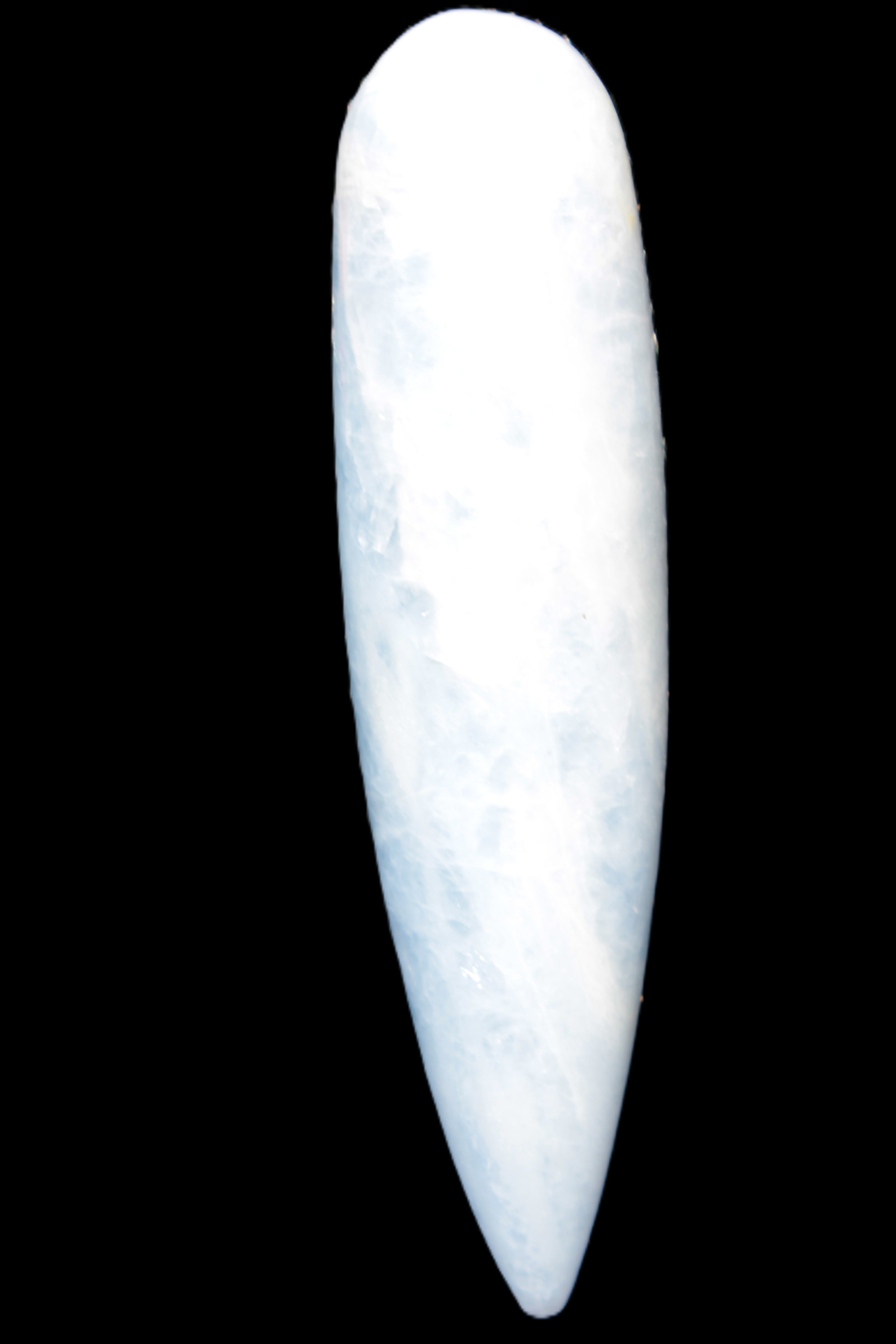 Celestite hand-carved massage wand, various sizes Rocks and Things Store