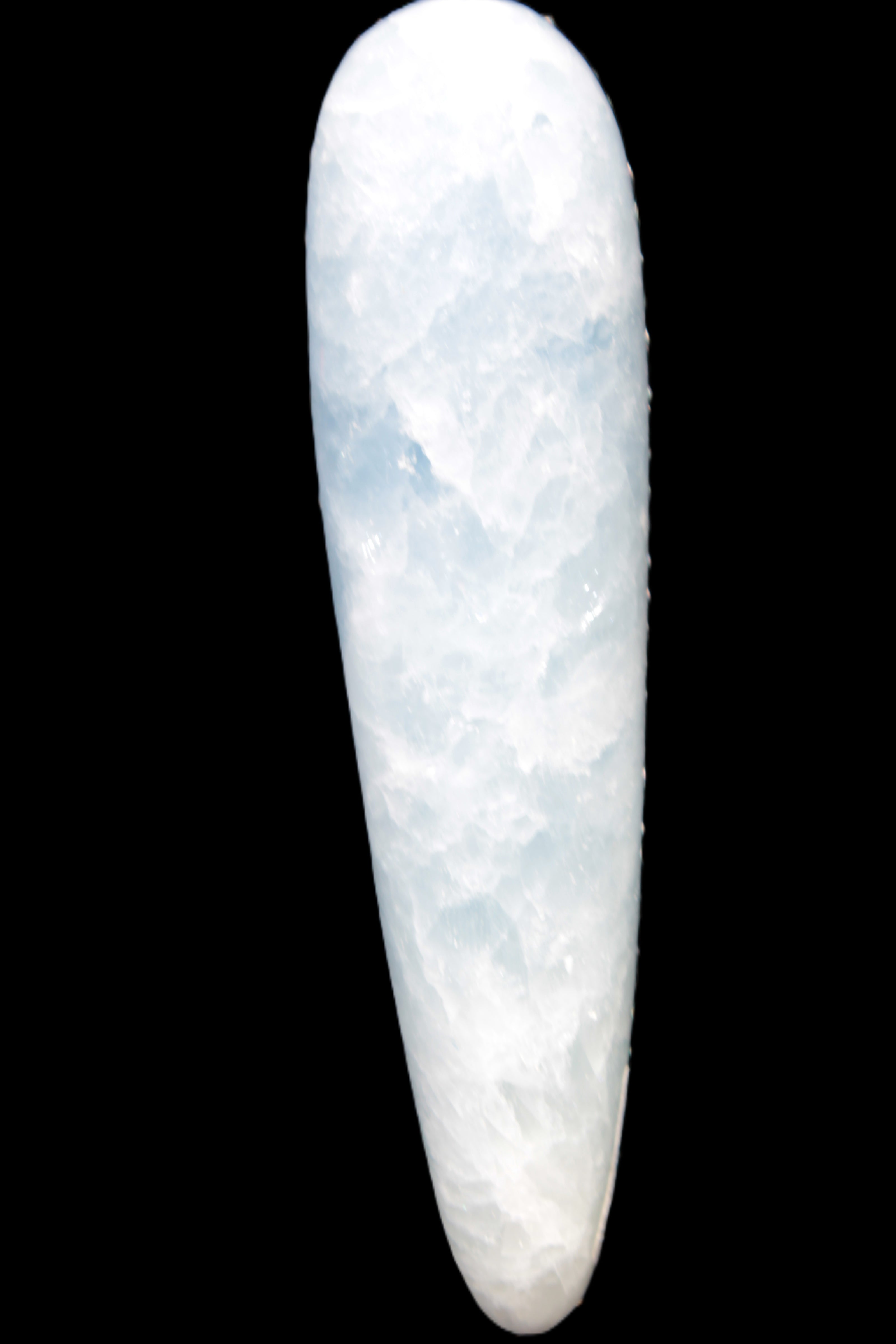 Celestite hand-carved massage wand, various sizes Rocks and Things