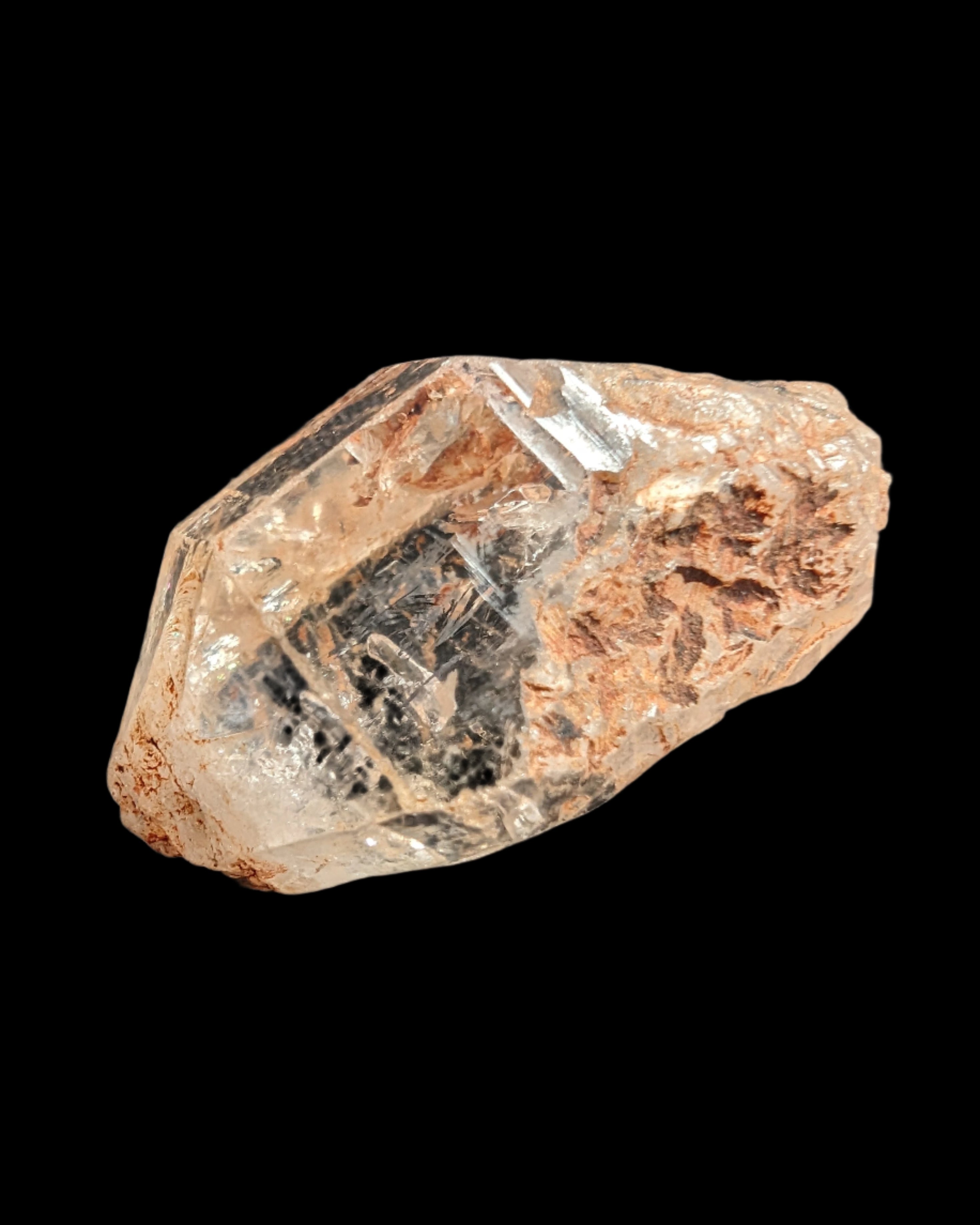 Fenster Diamond Quartz with petroleum fluorescence 25-30mm 8-12g - Rocks and Things Store