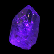 Fenster Diamond Quartz with petroleum fluorescence 25-30mm 8-12g in UV light - Rocks and Things Store
