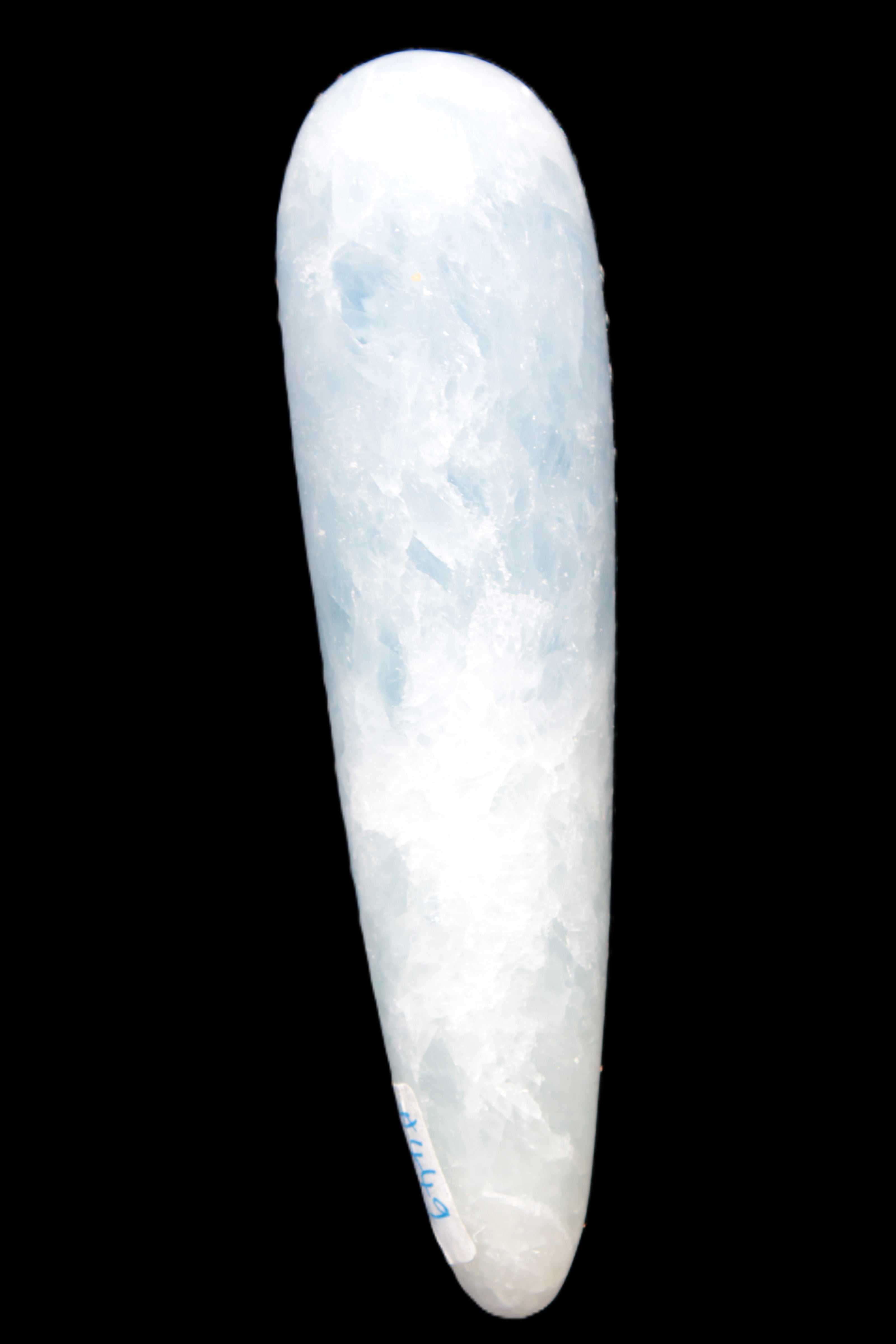 Celestite hand-carved massage wand, various sizes Rocks and Things