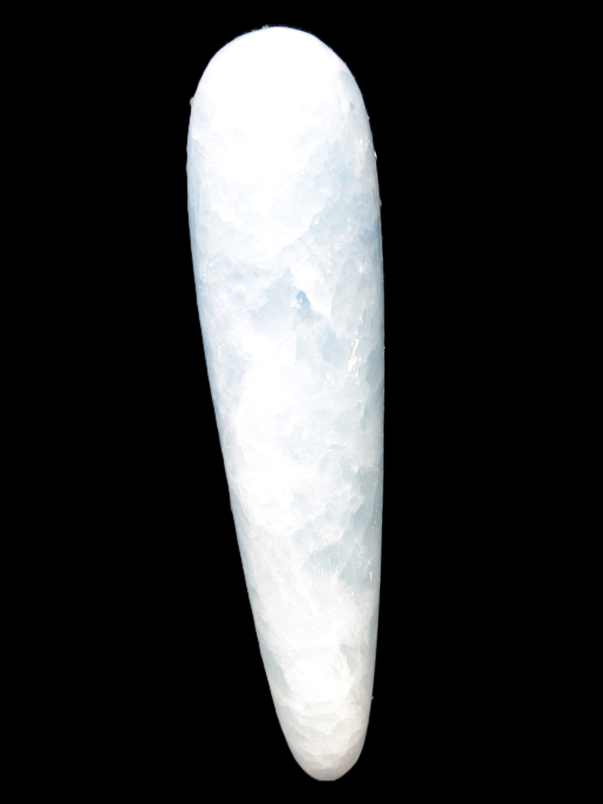 Celestite hand-carved massage wand, various sizes Rocks and Things