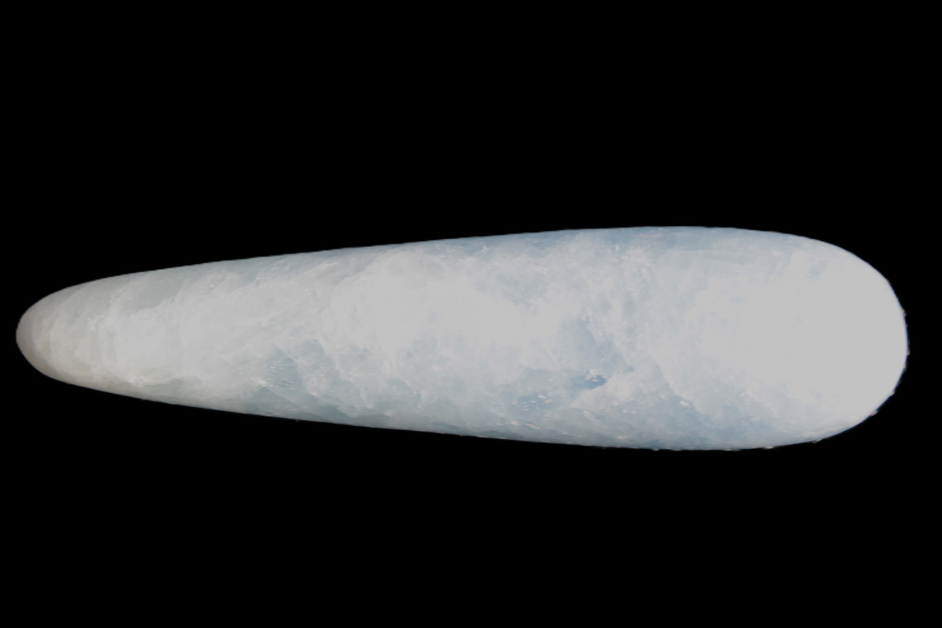 Celestite hand-carved massage wand, various sizes Rocks and Things