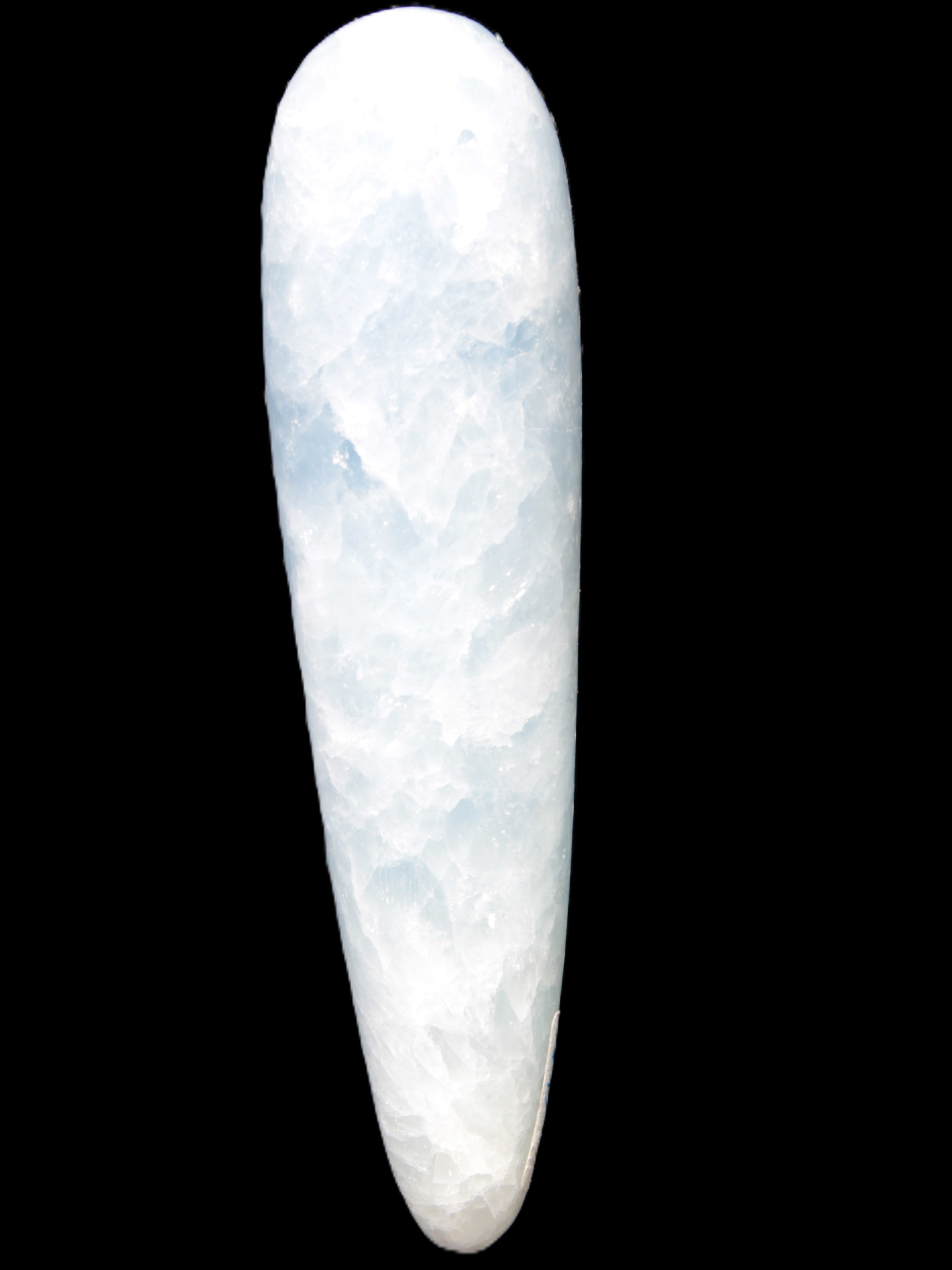 Celestite hand-carved massage wand, various sizes Rocks and Things