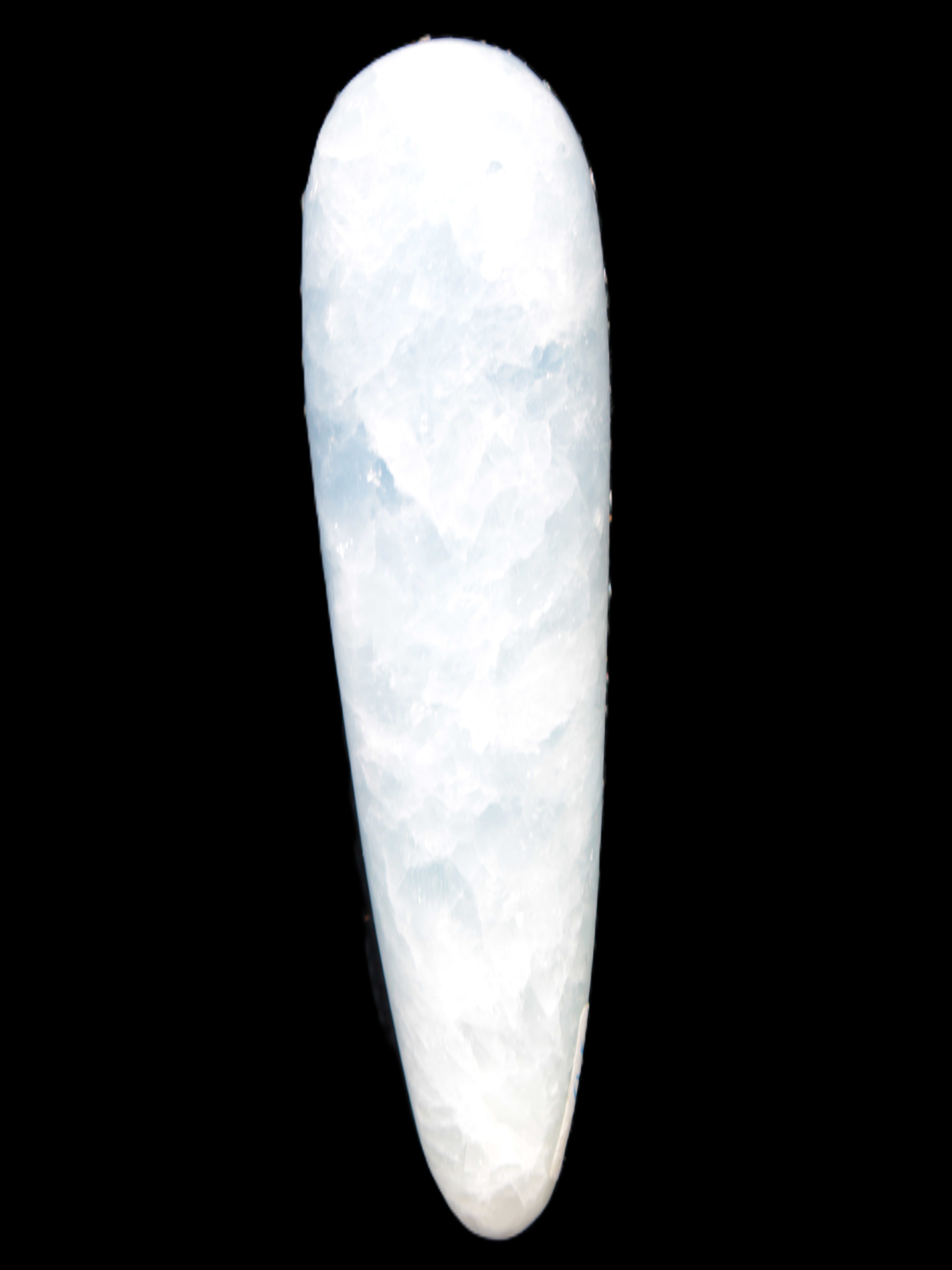 Celestite hand-carved massage wand, various sizes Rocks and Things