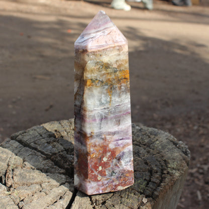 Fluorite obelisk 2450g Rocks and Things