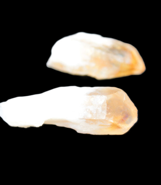 Citrine 2/3 crystals from Tibet 22-40mm 15g Rocks and Things Store