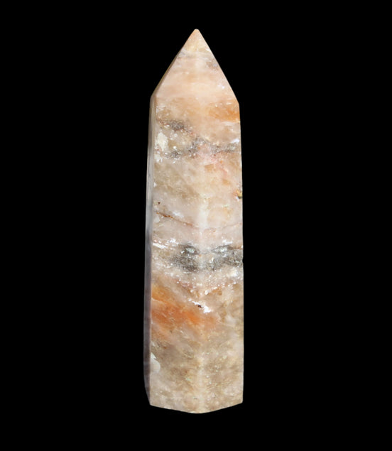 Golden Arusha Quartz wand 127g in sunlight - Rocks and Things Store