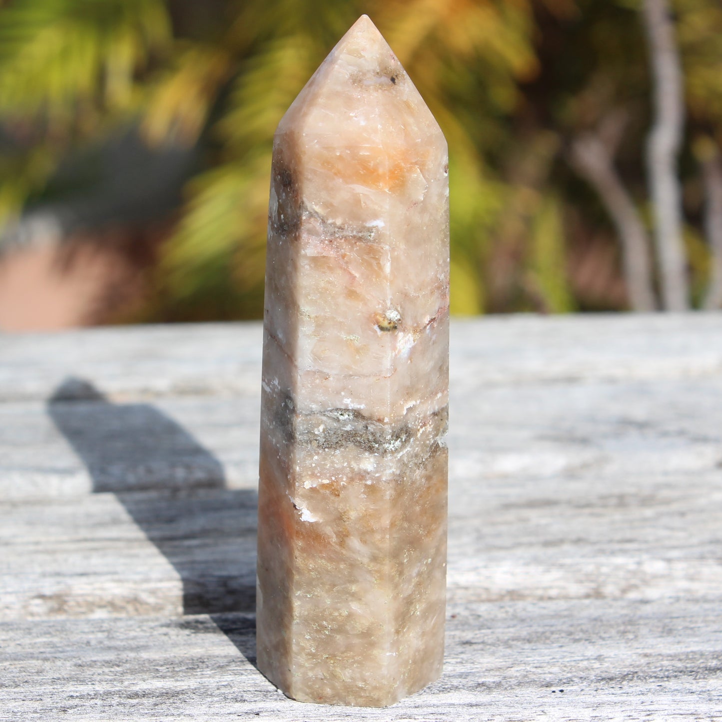 Golden Arusha Quartz wand 127g Rocks and Things