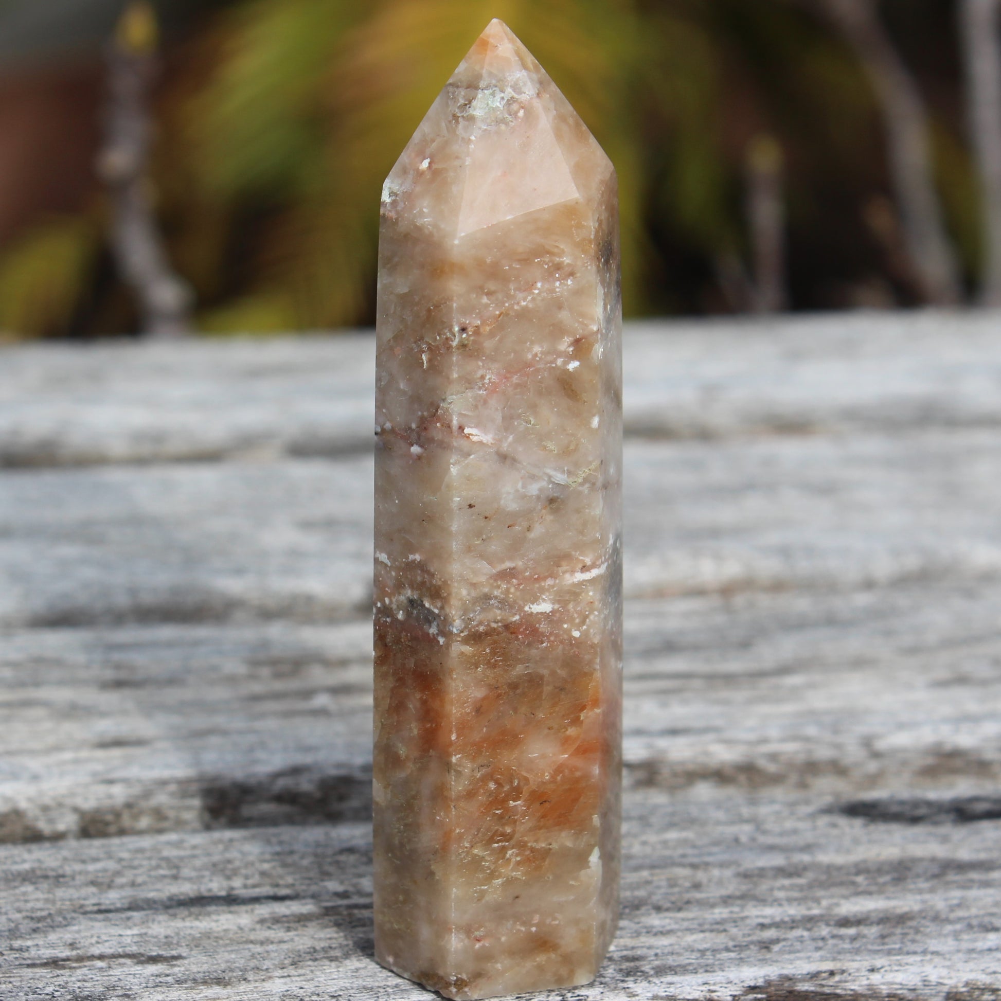 Golden Arusha Quartz wand 127g Rocks and Things