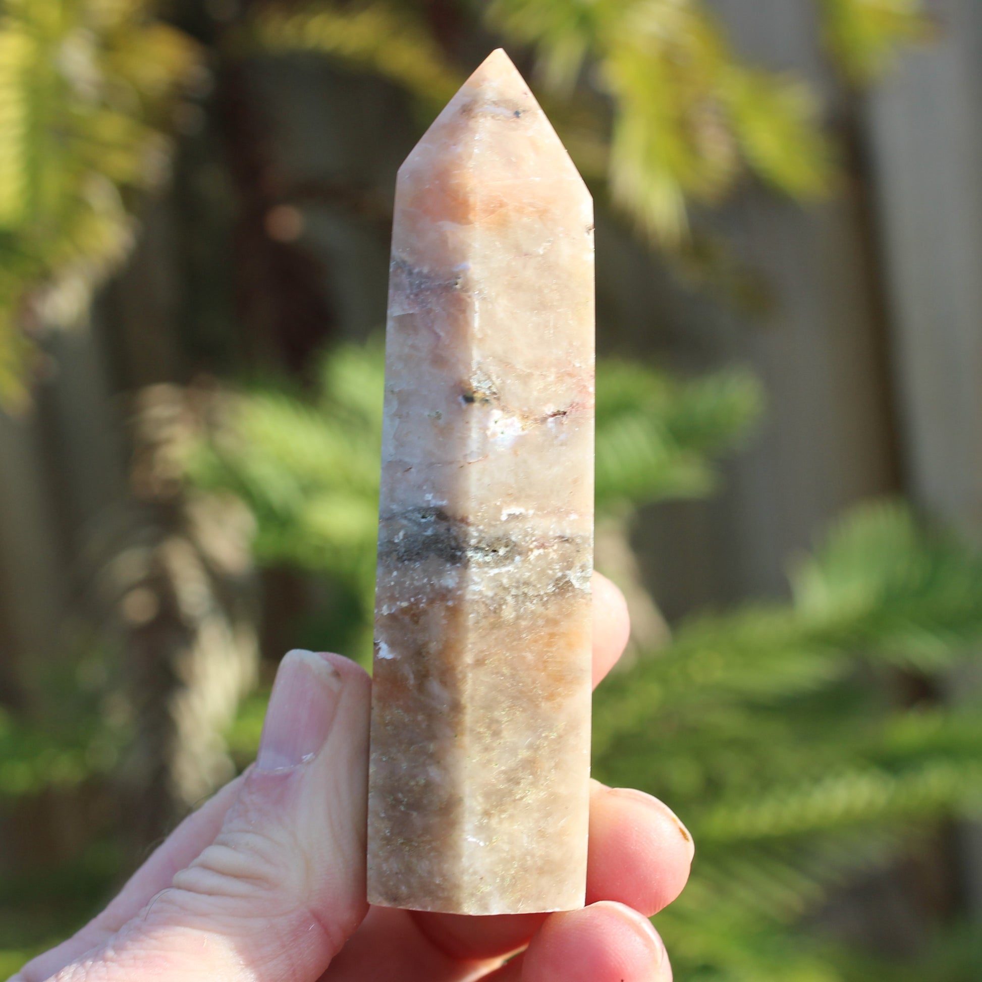 Golden Arusha Quartz wand 127g Rocks and Things