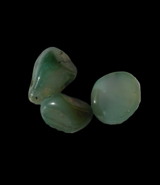 Green Aventurine 3 tumbled stones 7-9g in sunshine -  Rocks and Things Store
