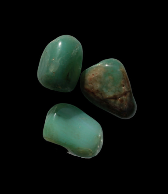 Green Aventurine 3 tumbled stones 7-9g in sunshine -  Rocks and Things Store